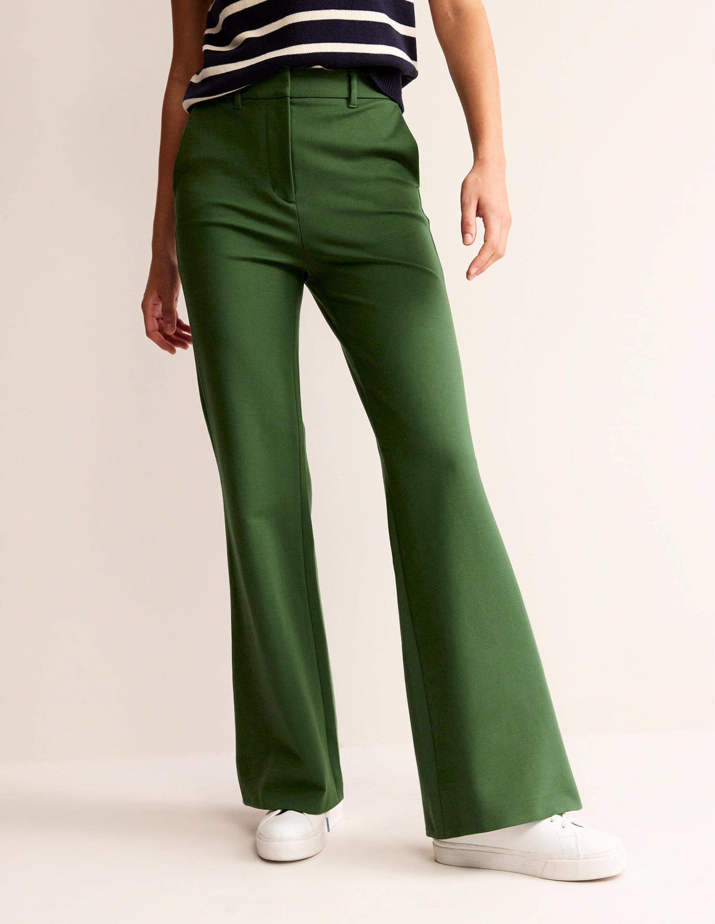 Brompton Ponte Trousers-Winter Green