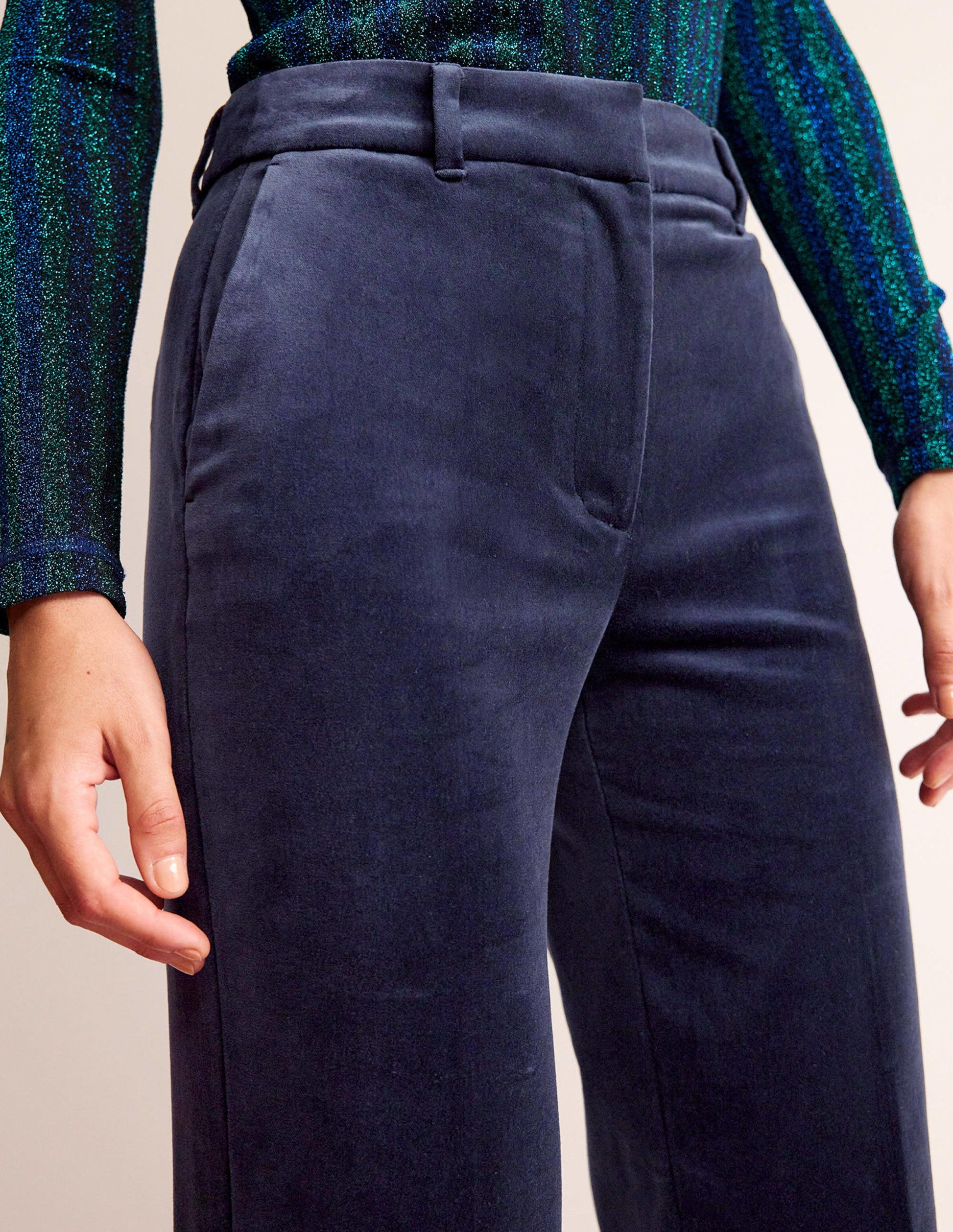 Kew Samthose-Marineblau-2
