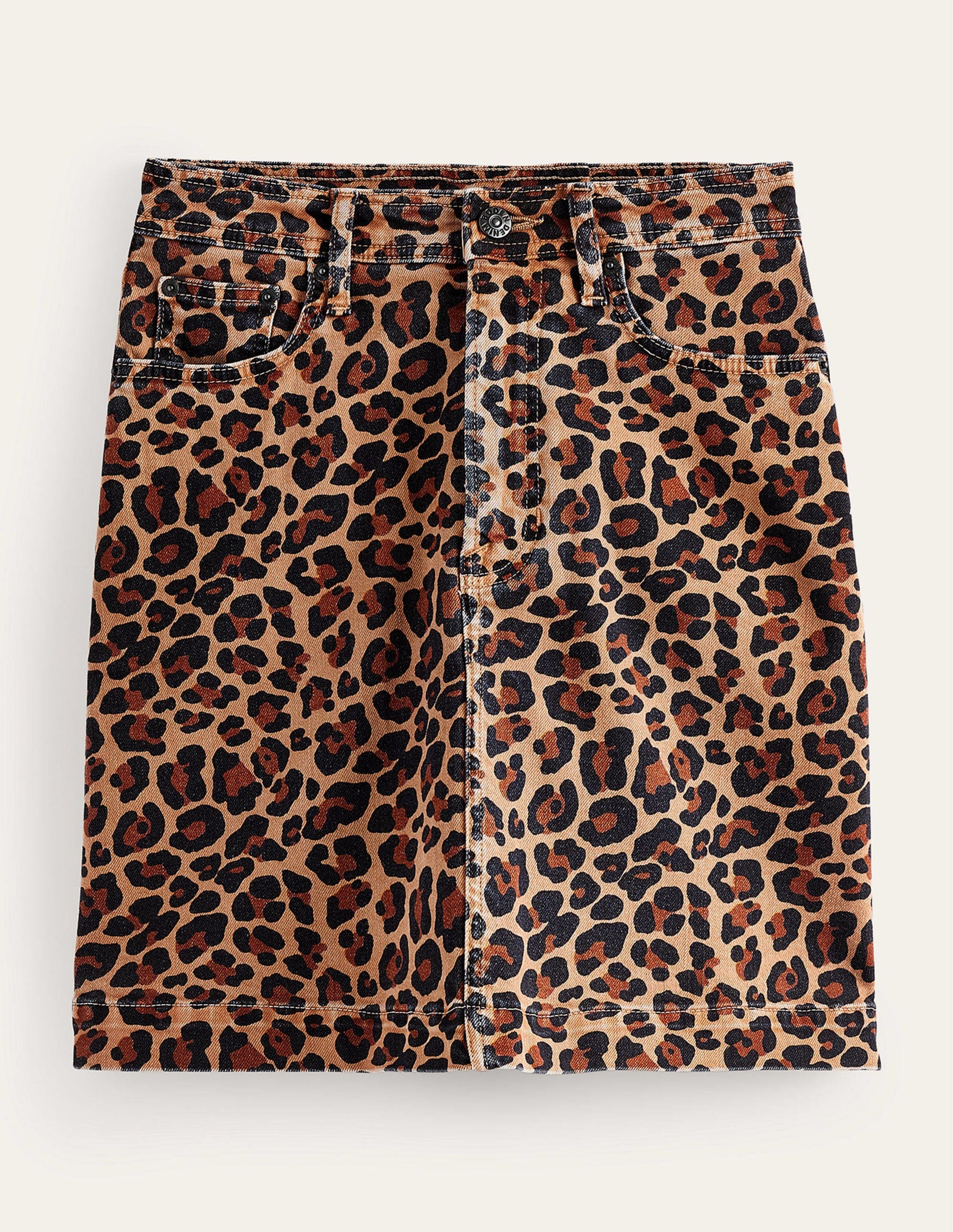 Mini-jupe Nell imprimée-Camel, Motif Cheetah Pop-5