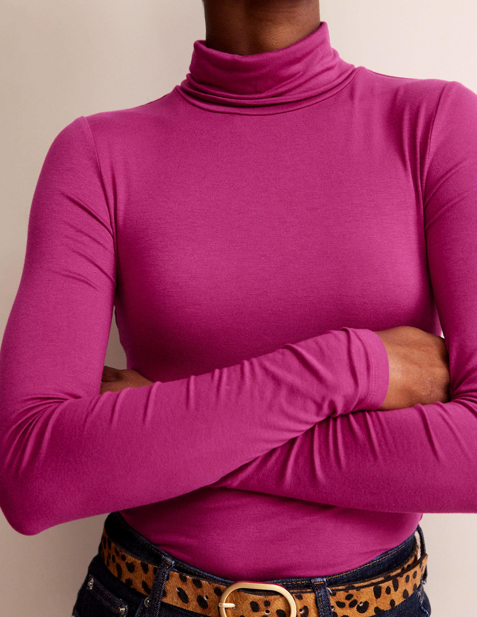 Polly Jersey Top-Festival Fuschia - Image 2