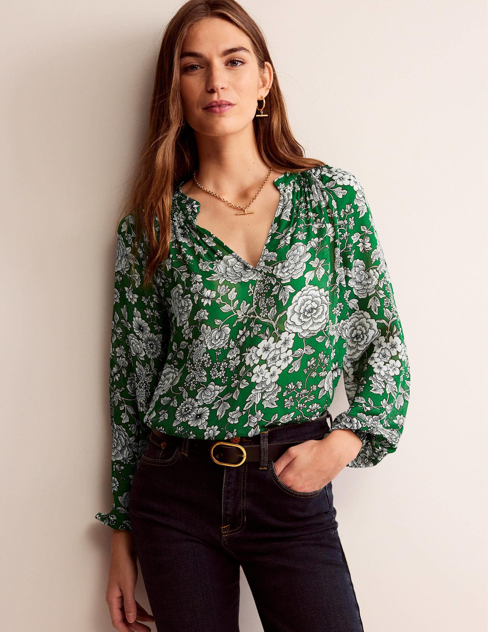 Top Grace-Vert Highland, œillet - Image 4
