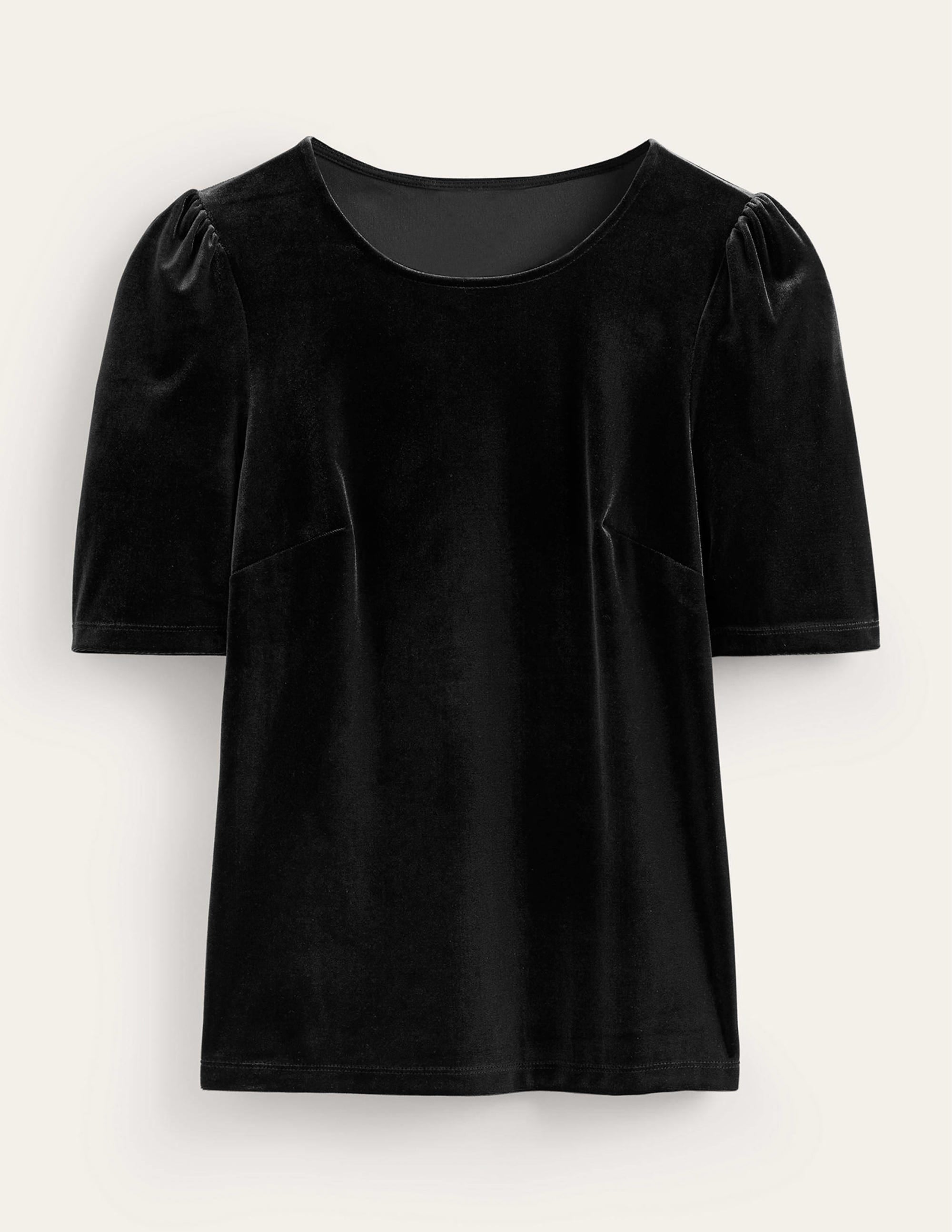 Party-T-Shirt aus Samt-Schwarz - Image 5