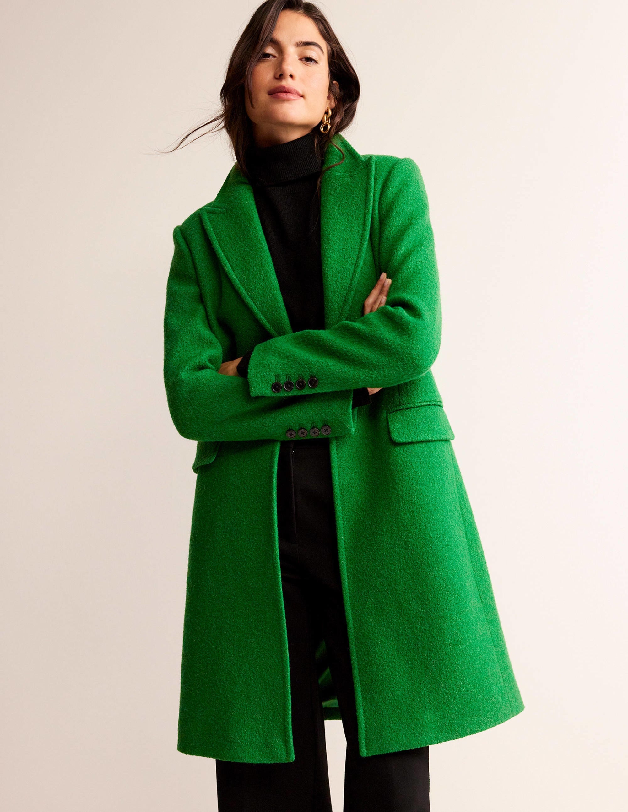 Manteau Canterbury texturé-Vert - Image 2
