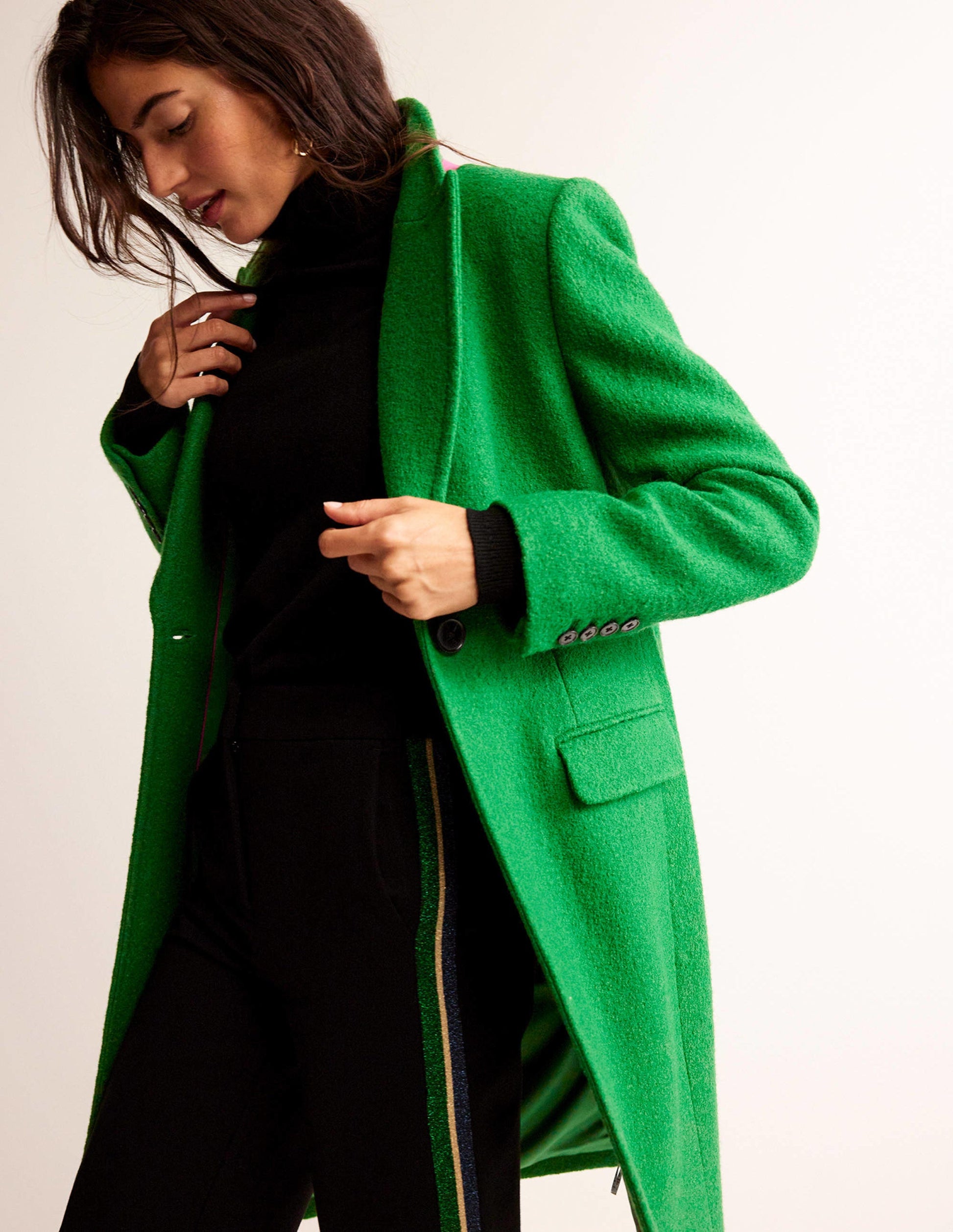 Manteau Canterbury texturé-Vert-4