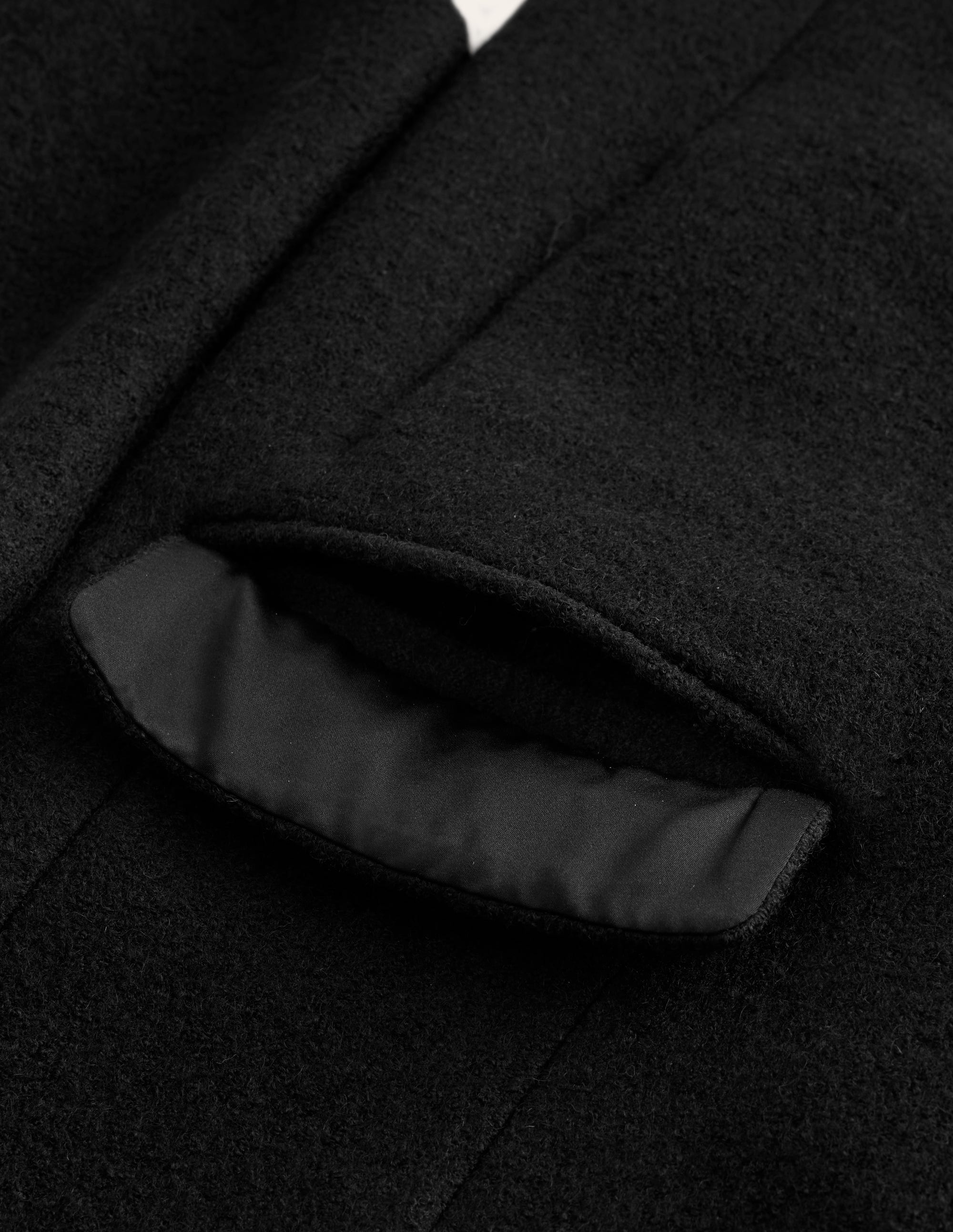 Canterbury Texturierter Mantel-Schwarz - Image 5