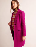 Canterbury Texturierter Mantel-Magenta