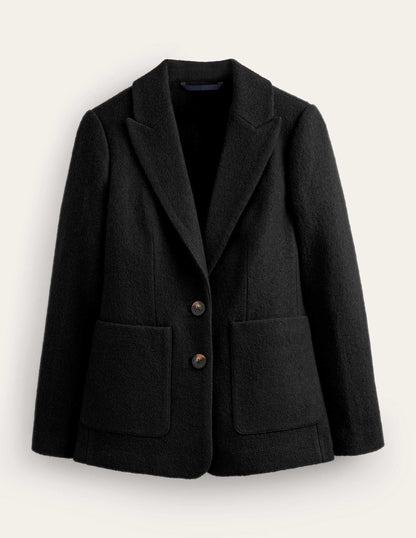 Der Marylebone Blazer mit Struktur-Schwarz
