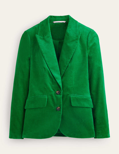 The Marylebone Cord-Blazer-Highland-Grün