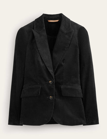 The Marylebone Cord-Blazer-Schwarz-7