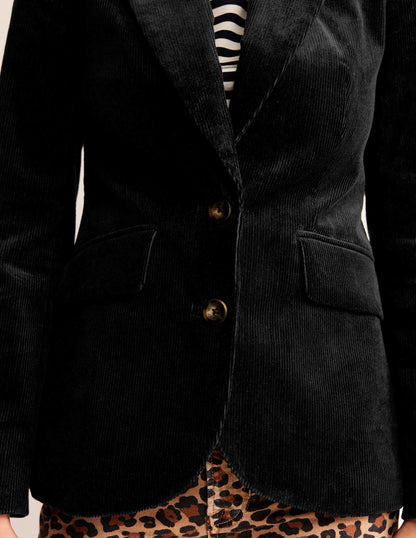 The Marylebone Cord-Blazer-Schwarz-2