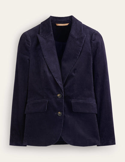 The Marylebone Cord-Blazer-Marineblau