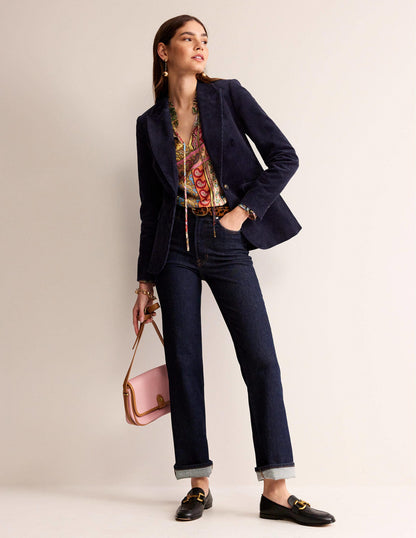 The Marylebone Cord-Blazer-Marineblau