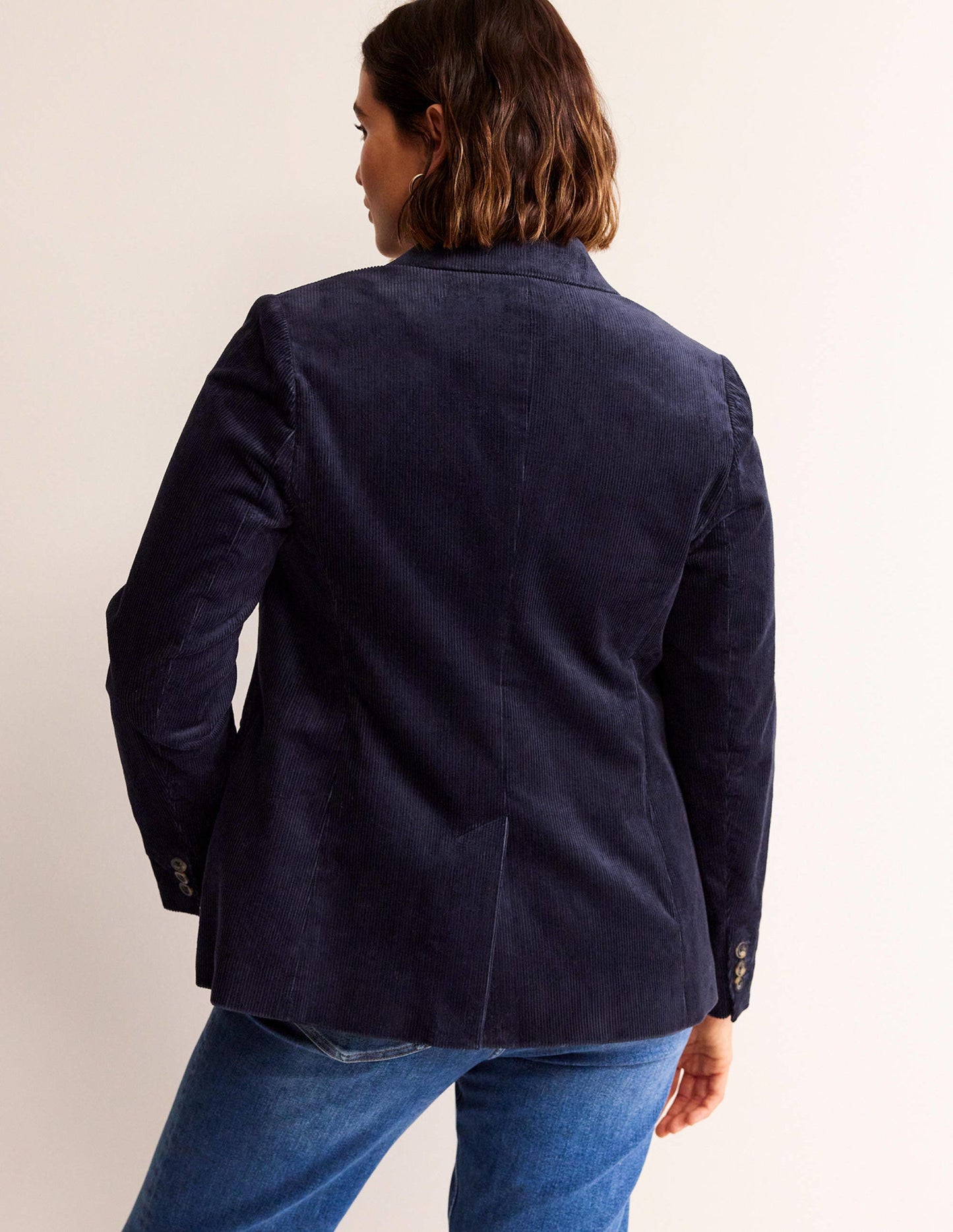 The Marylebone Cord-Blazer-Marineblau