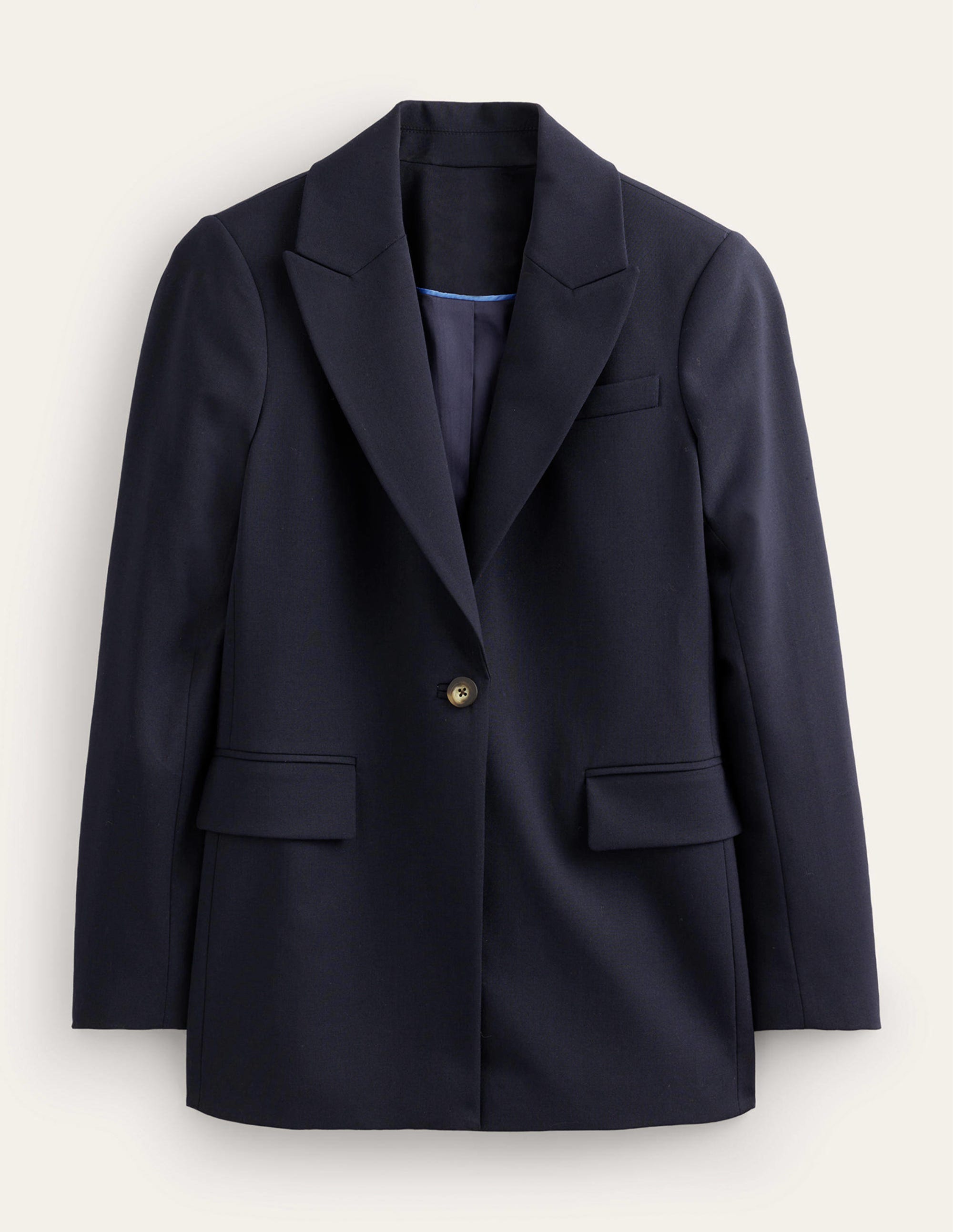Bloomsbury Wool Blazer-Navy - Image 6