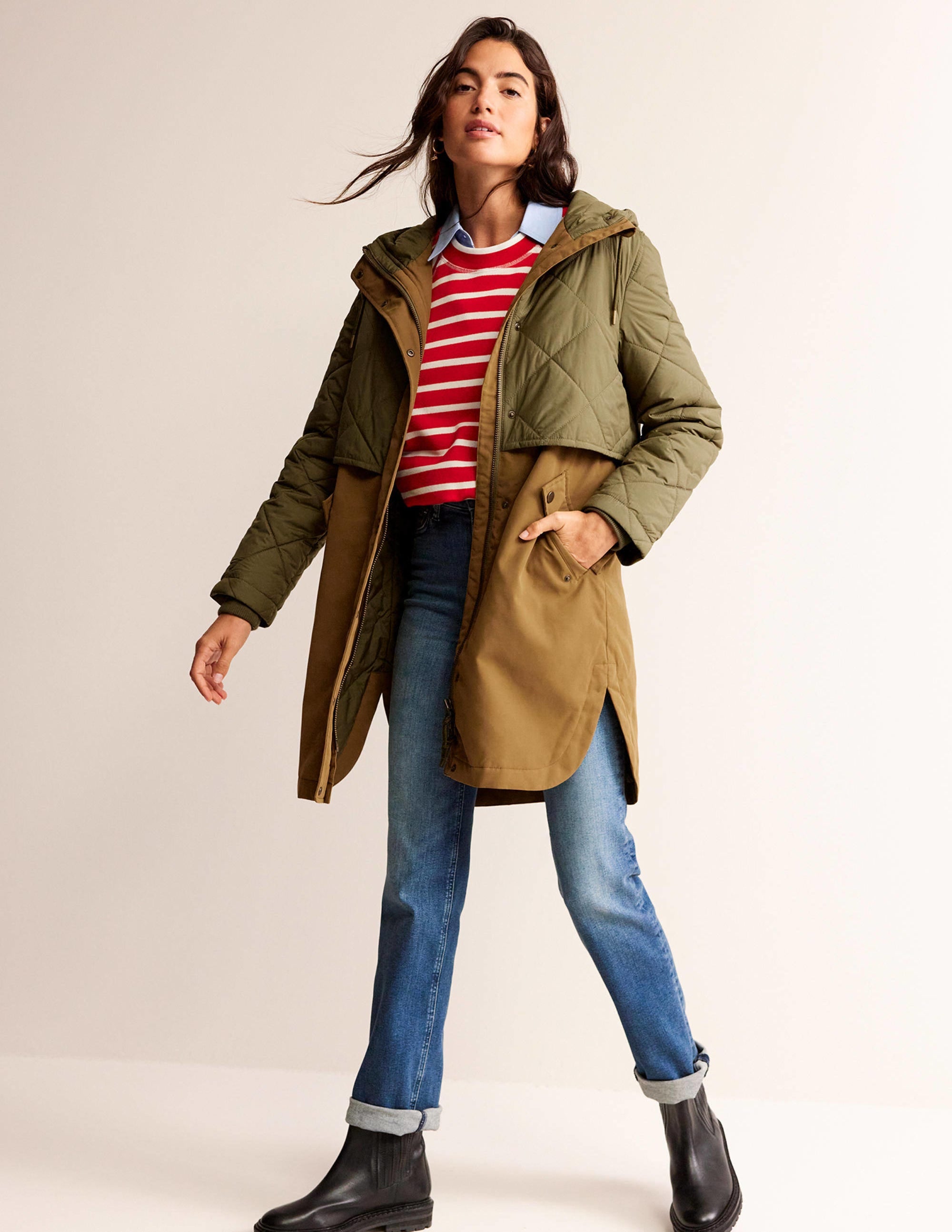 Parka matelassée-Kaki - Image 2