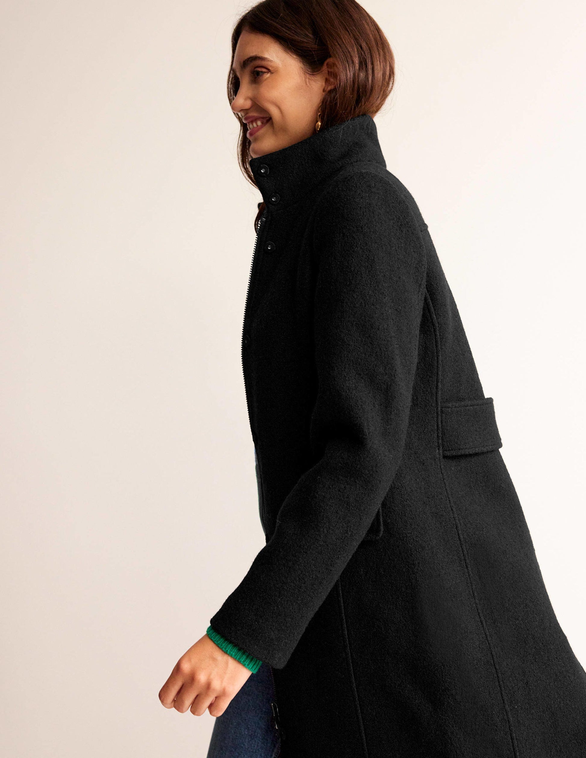 Manteau Winchester texturé-Noir-4