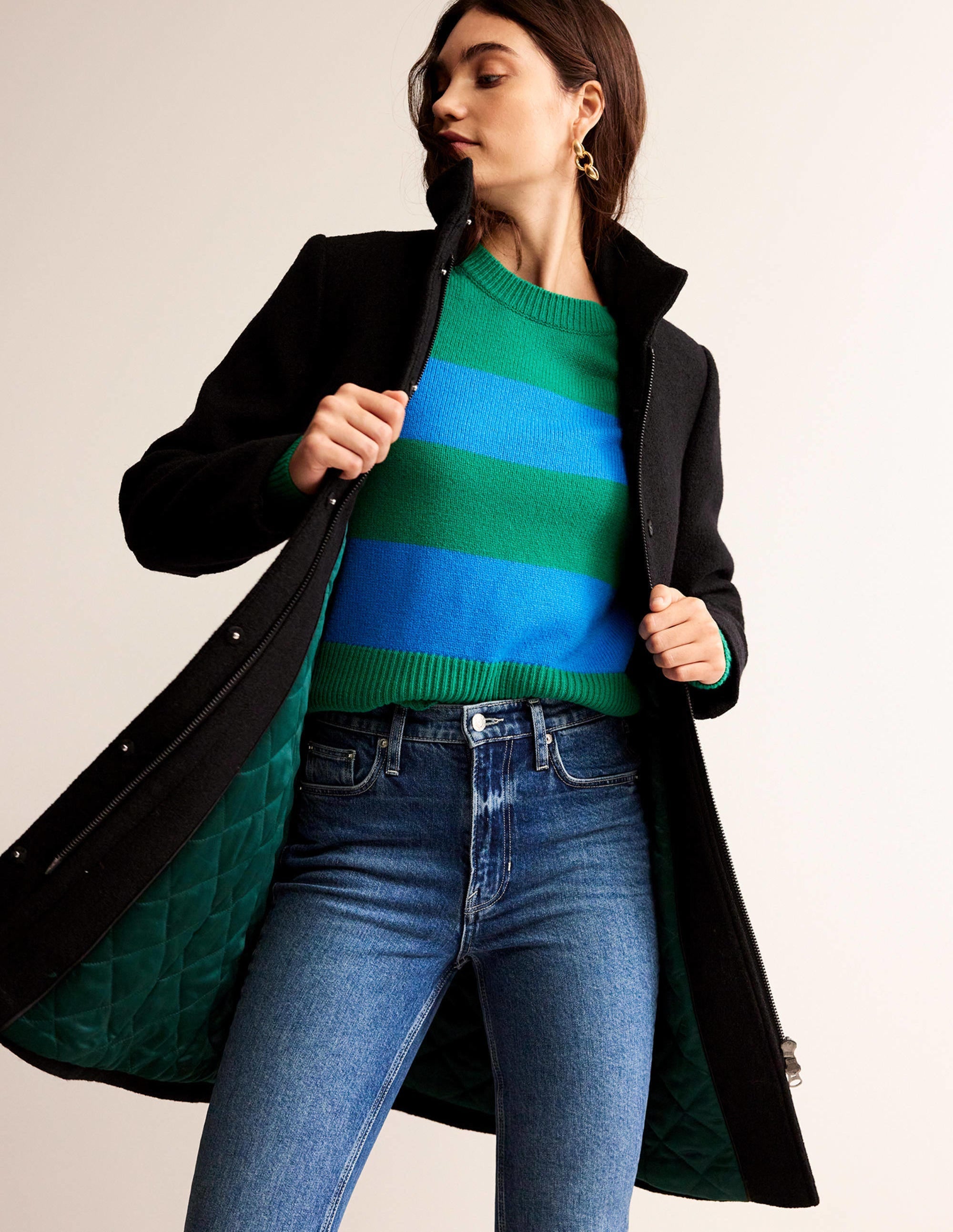 Manteau Winchester texturé-Noir - Image 5