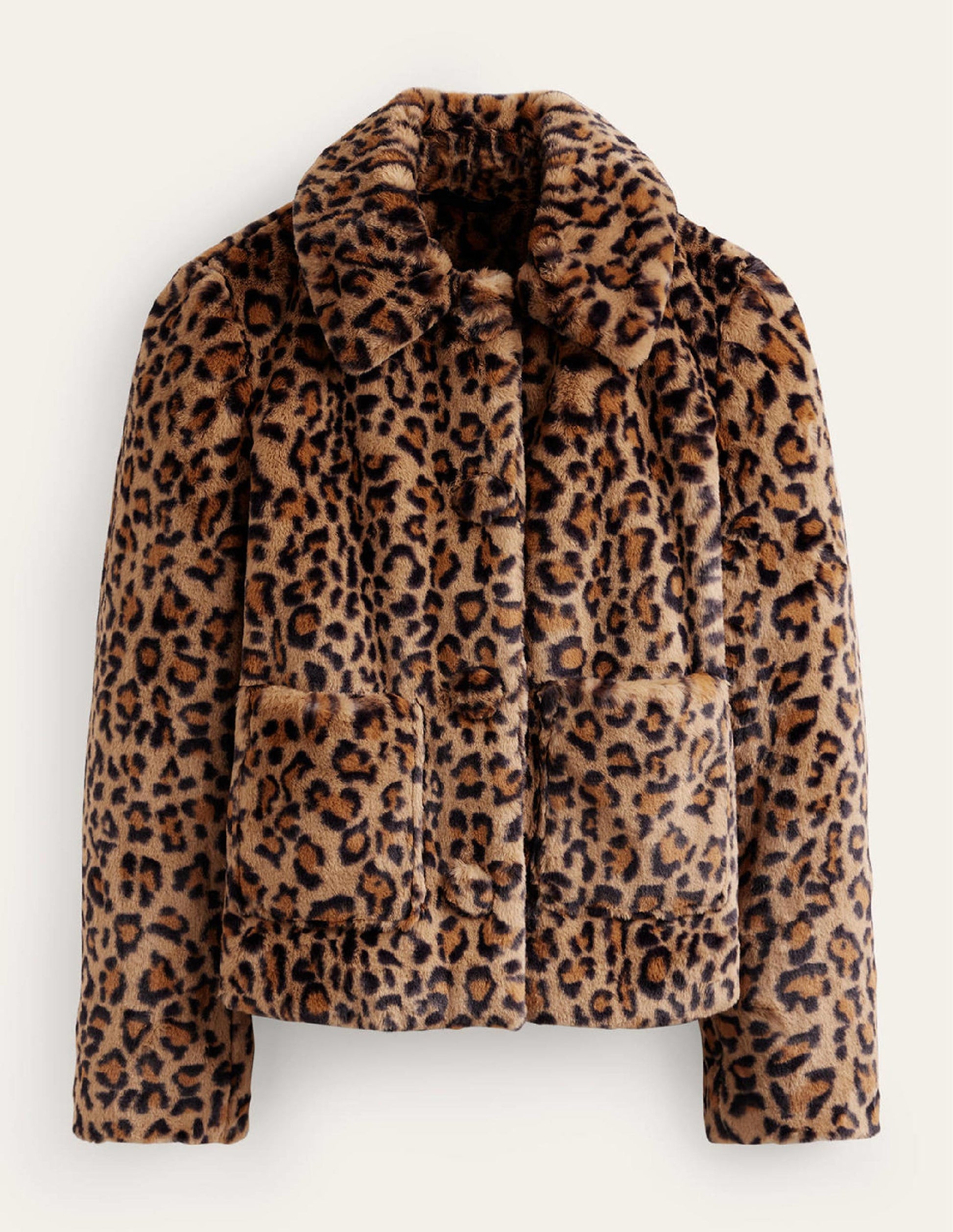 Manteau York en fourrure synthétique-Léopard-6