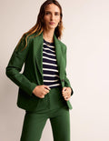 Blazer Marylebone en point de Rome-Vert hivernal