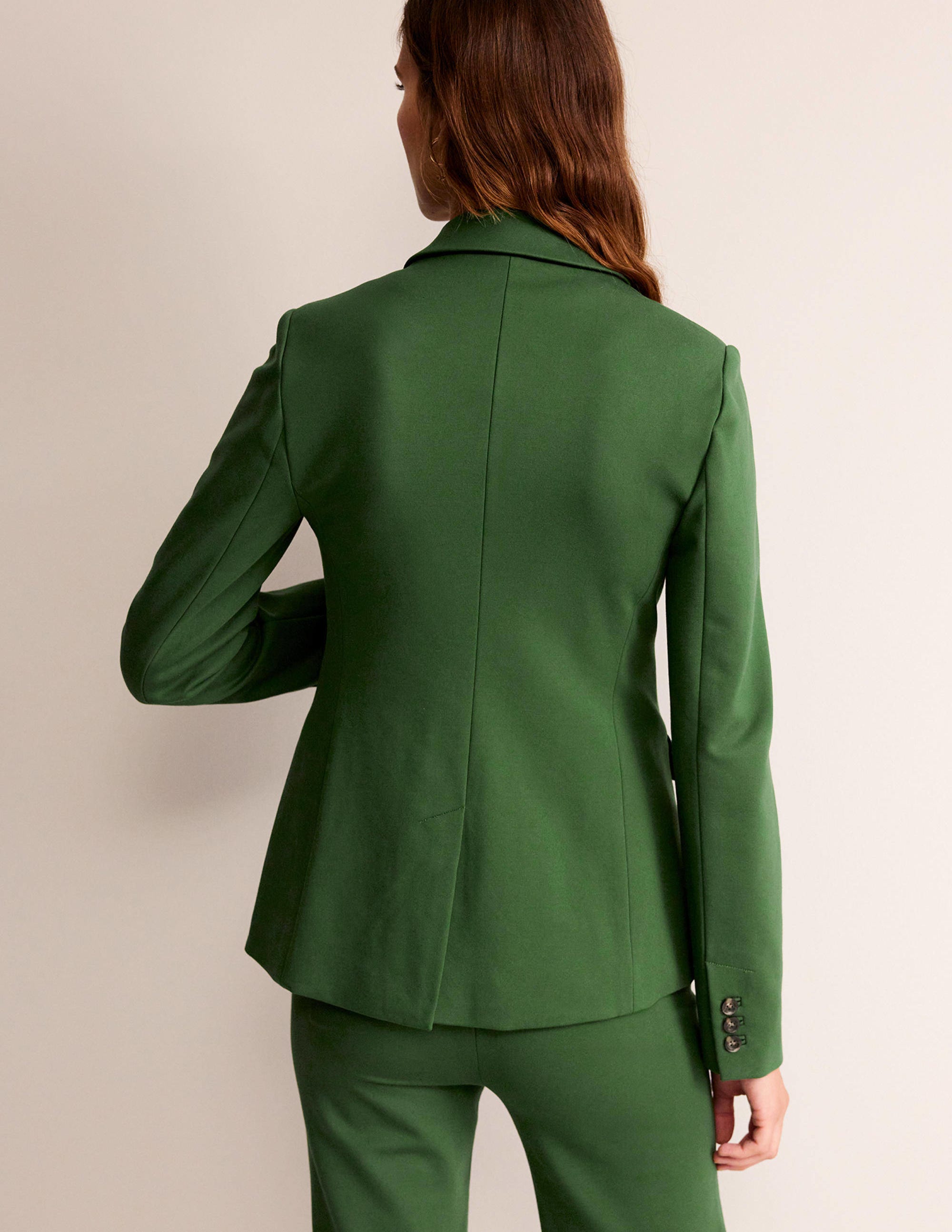 Blazer Marylebone en point de Rome-Vert hivernal - Image 3