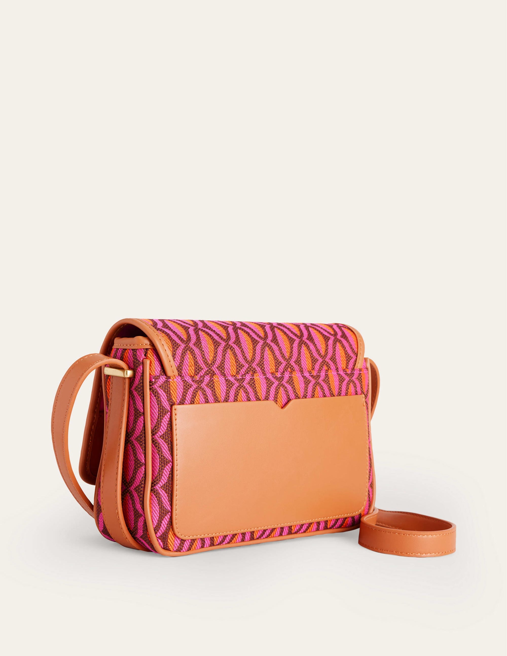 Structured Cross-Body Bag-Red Geo - Image 3