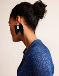 Boucles d'oreilles de fête à nœud-Noir