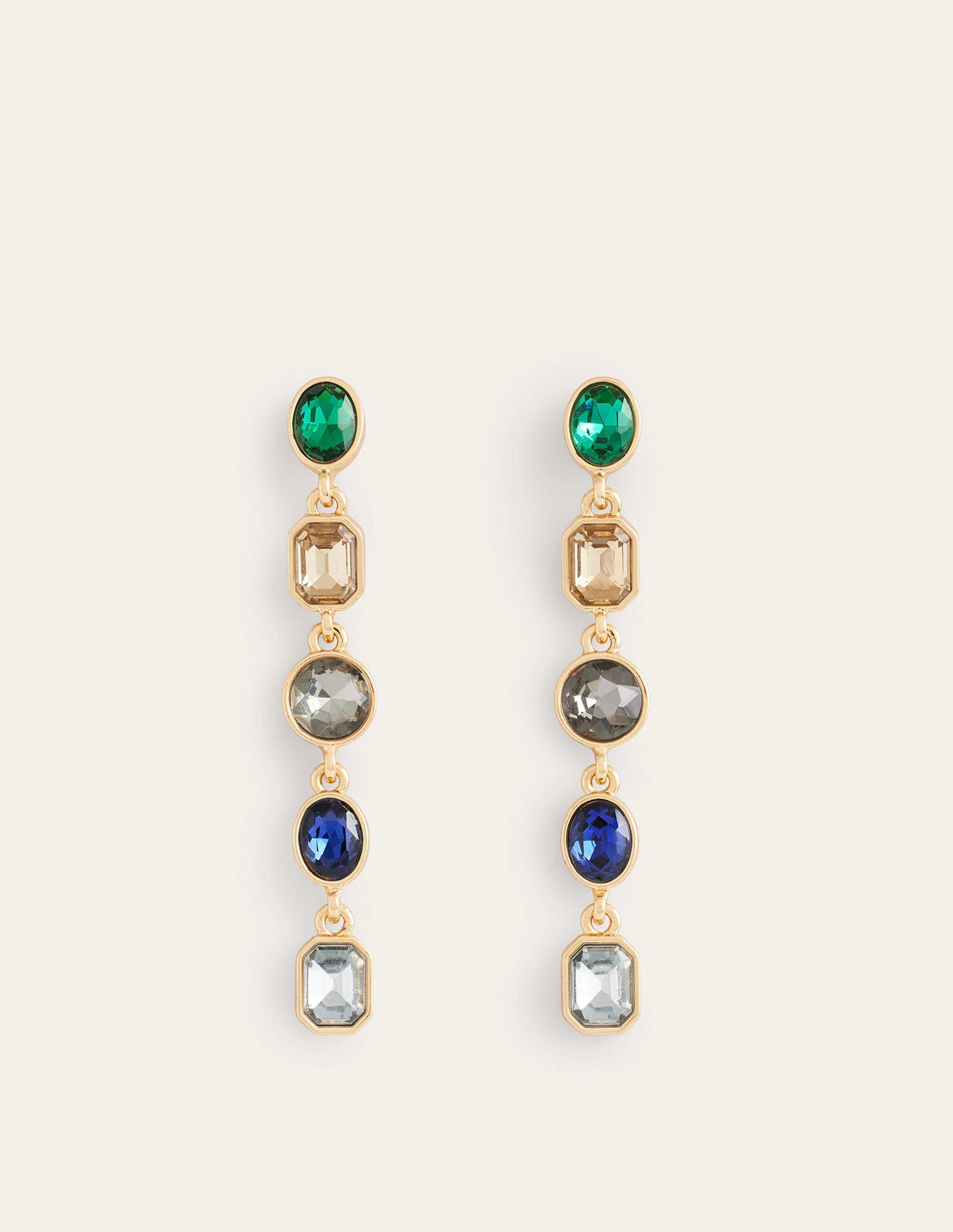 Pendants d'oreilles ornementés-Multi bleu-2