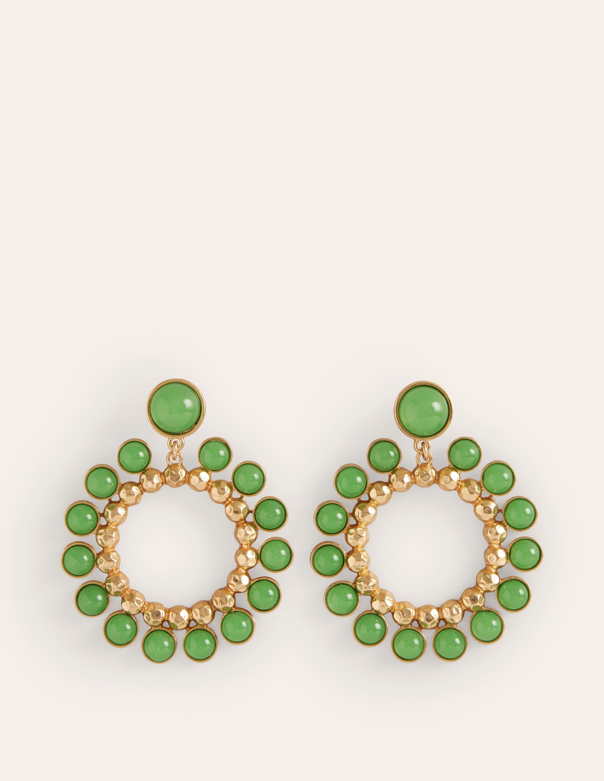 Boucles d'oreilles saisissantes-Vert - Image 2