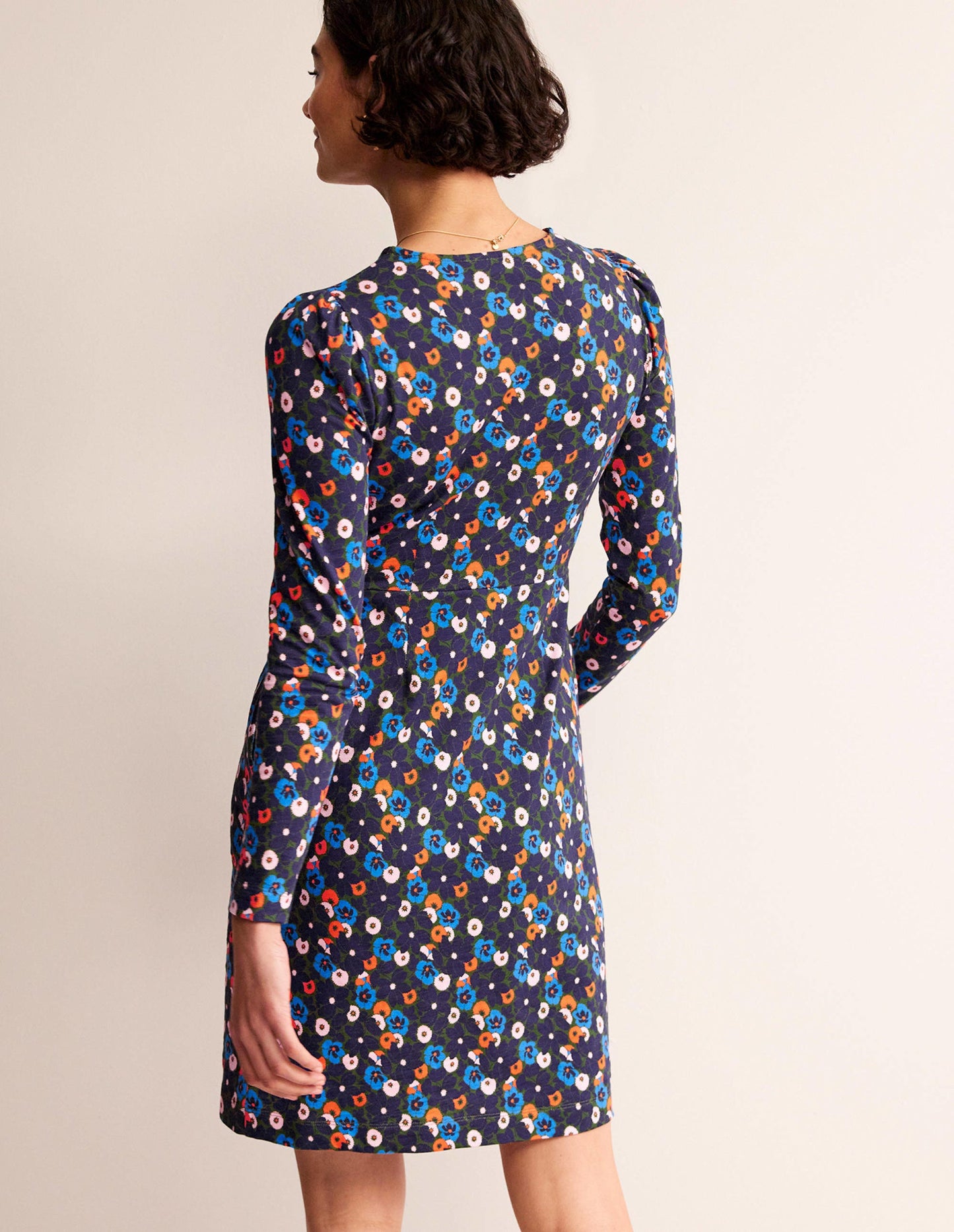 Penelope Jersey-Kleid-Wintermoos, Bloomsbury Pop