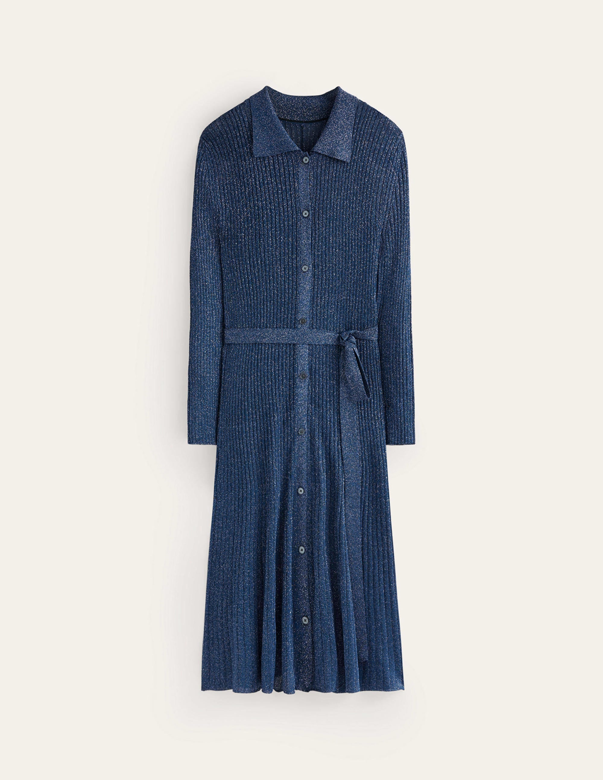 Robe Faye étincelante en maille-Bleu Atlantique - Image 6