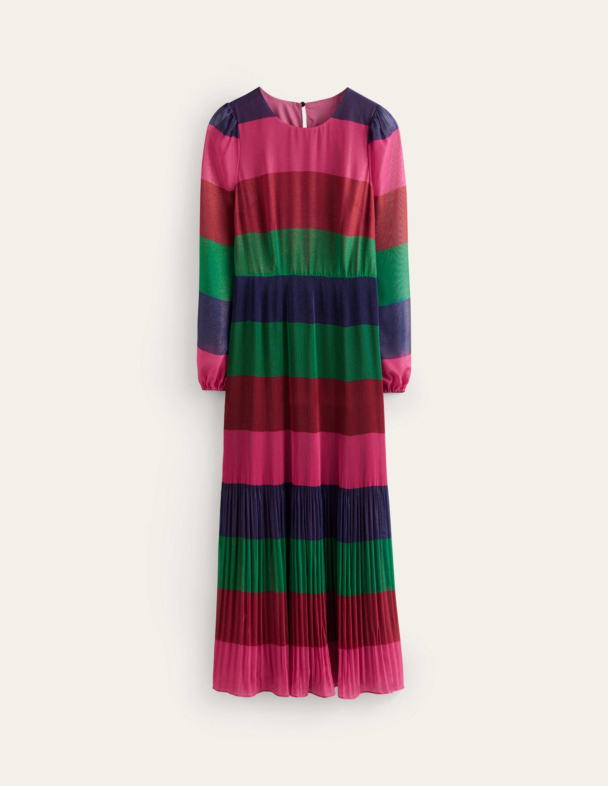 Robe longue colourblock-Rayé multi-6