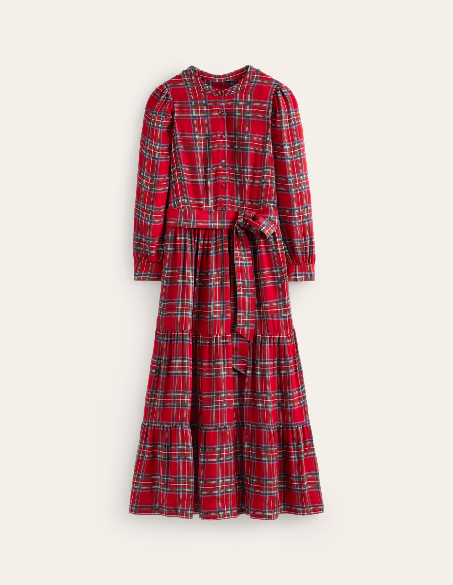 Tartan Maxi Dress-Check