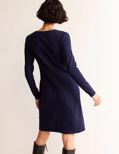 Ellen Ottoman Dress-Evening Blue-3