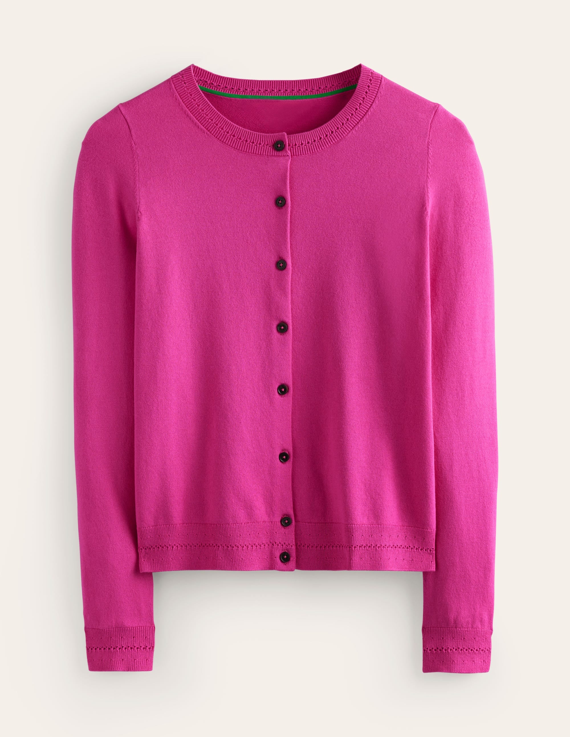 Catriona Cardigan aus Baumwolle-Magenta - Image 6