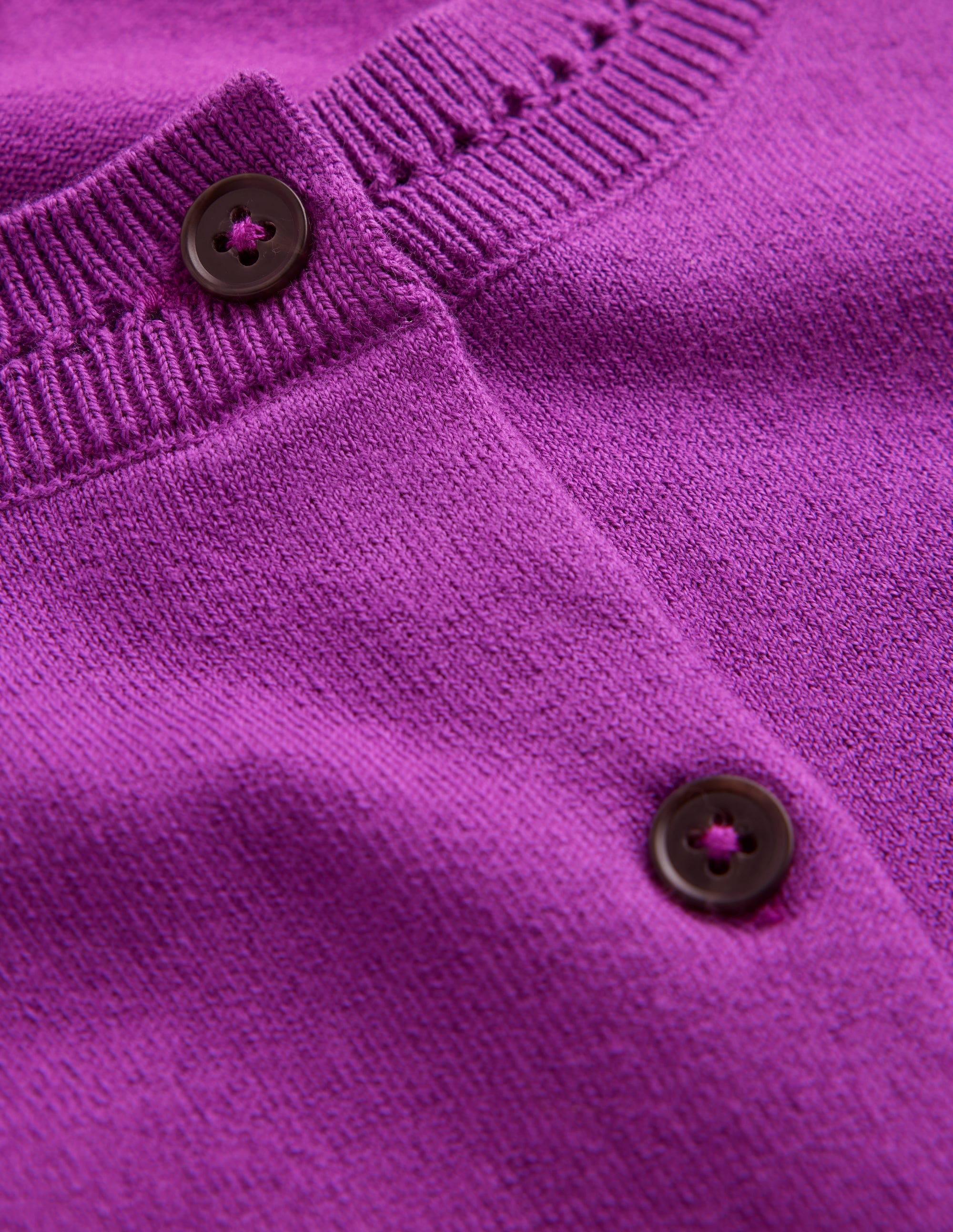 Catriona Cardigan aus Baumwolle-Edelsteinviolett - Image 6