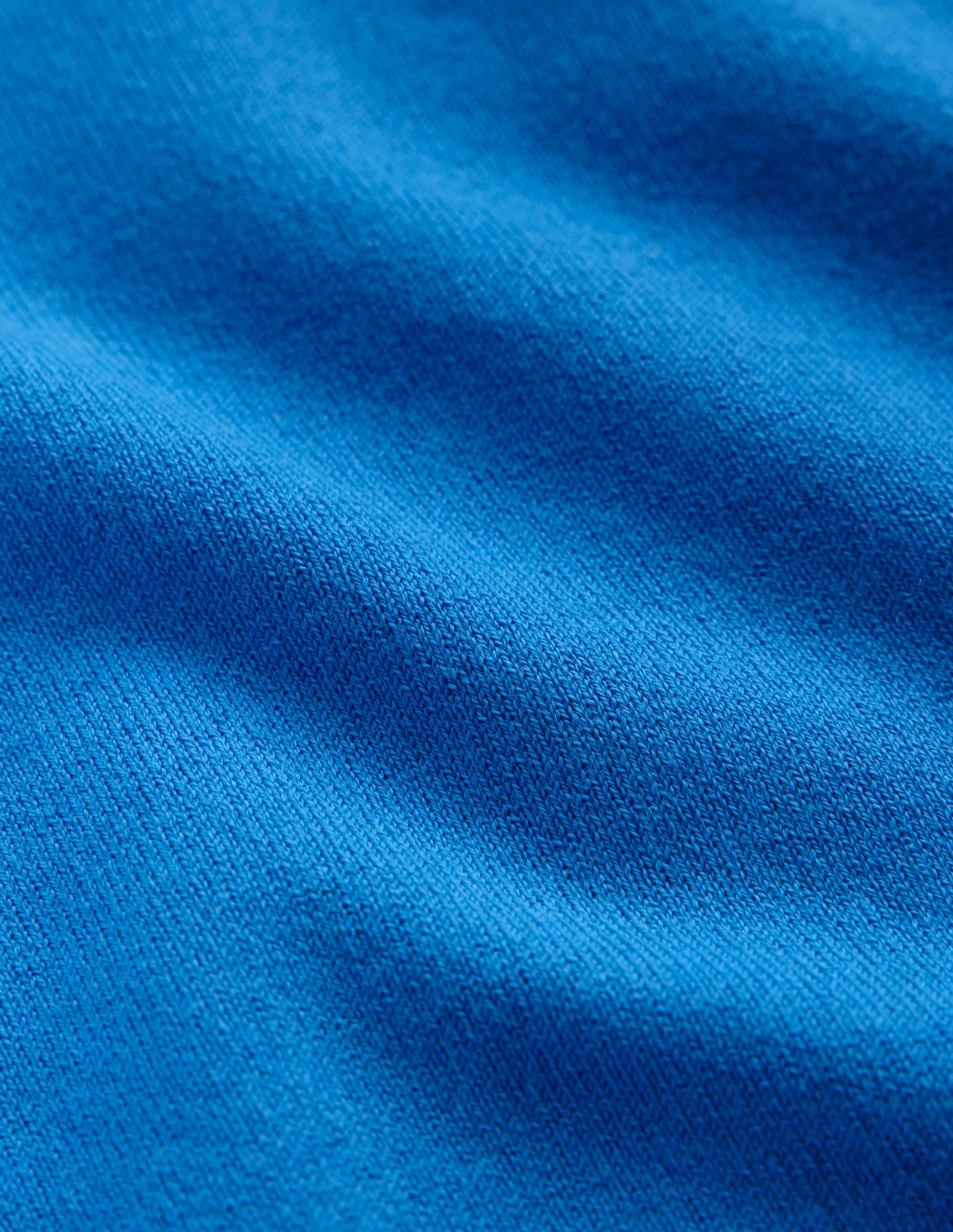 Pull Catriona col rond en coton-Leuchtendes Blau - Image 6