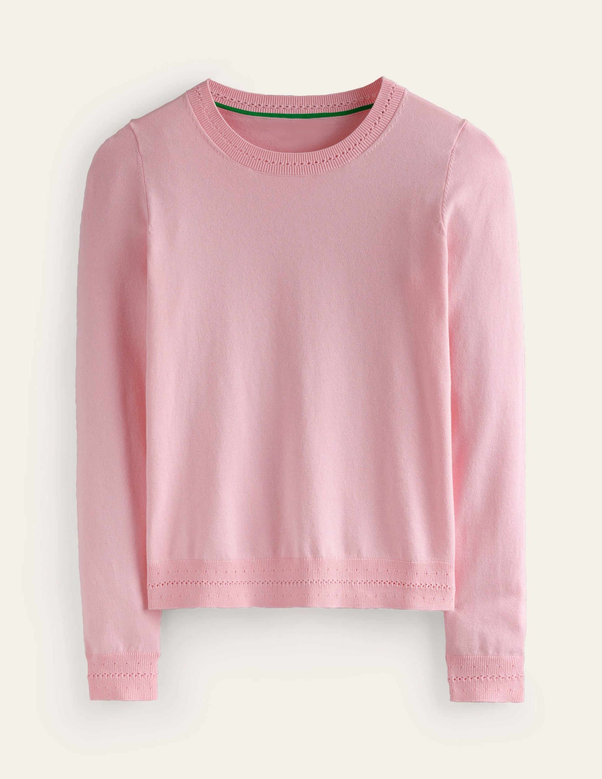 Catriona Pullover aus Baumwolle mit Rundhalsausschnitt-Orchideenrosa-5