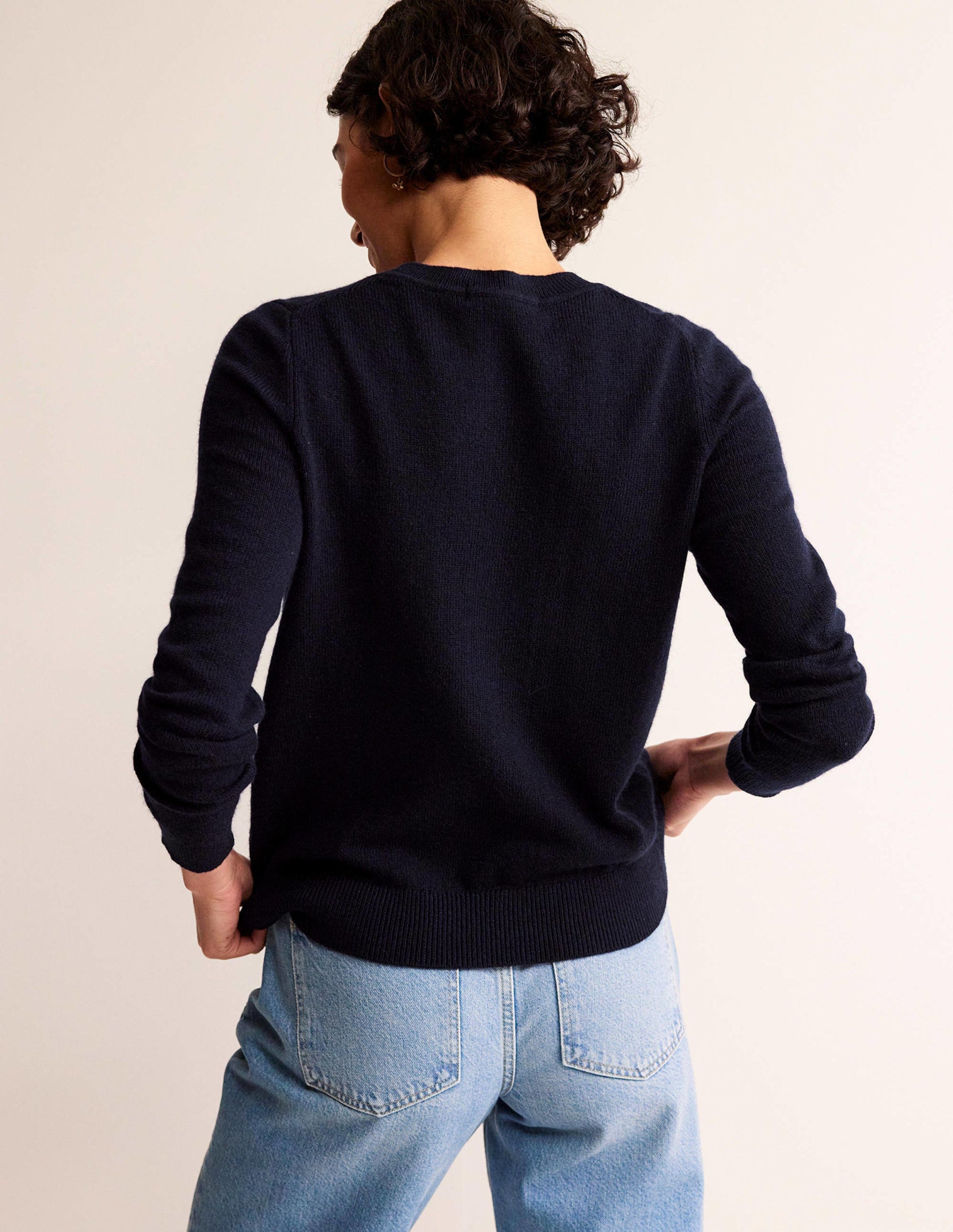 Festlicher Pullover mit Stickerei-Marineblau, Stuff It-3