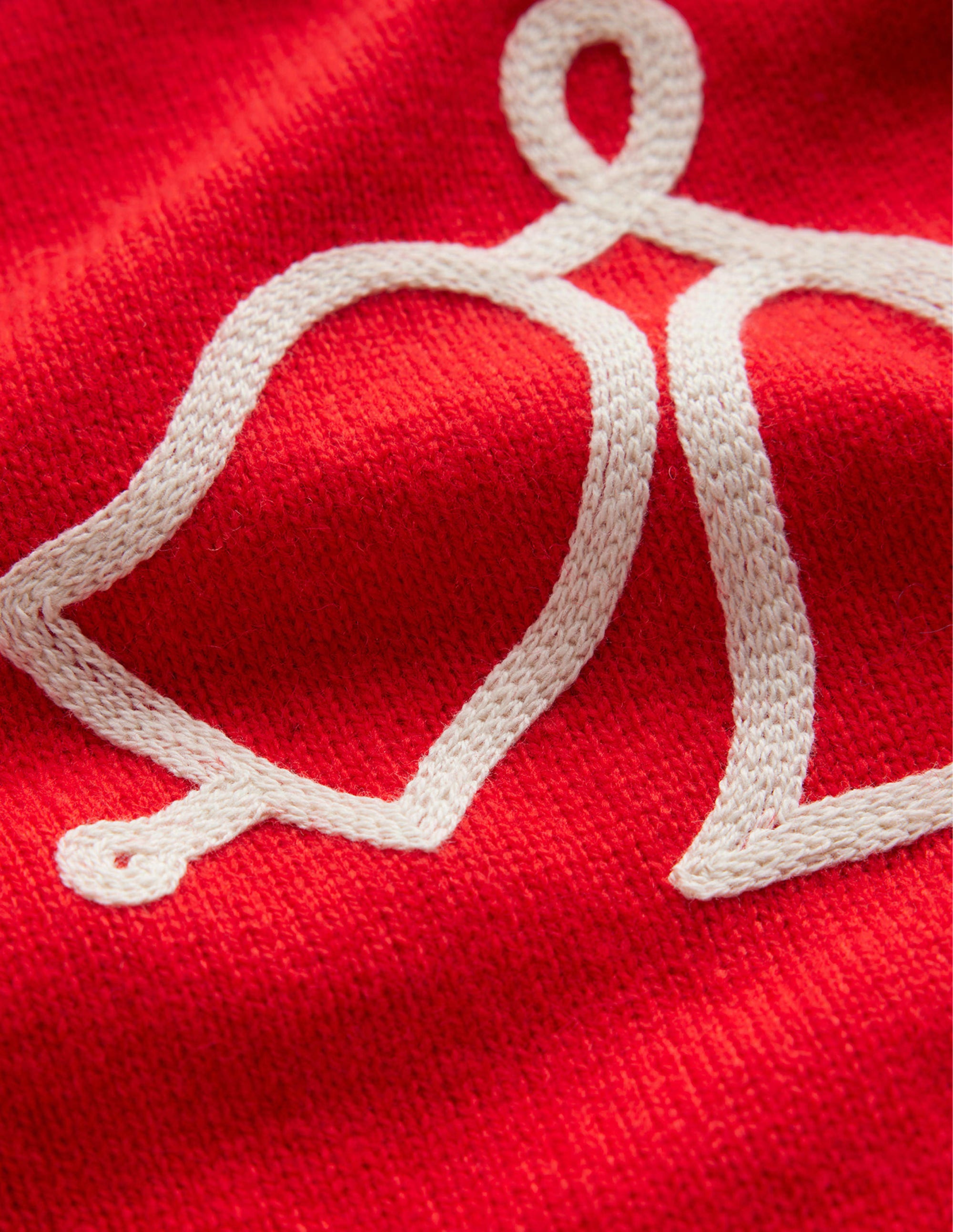 Festlicher Pullover mit Stickerei-Leuchtendes Rot, Ding Dong - Image 6