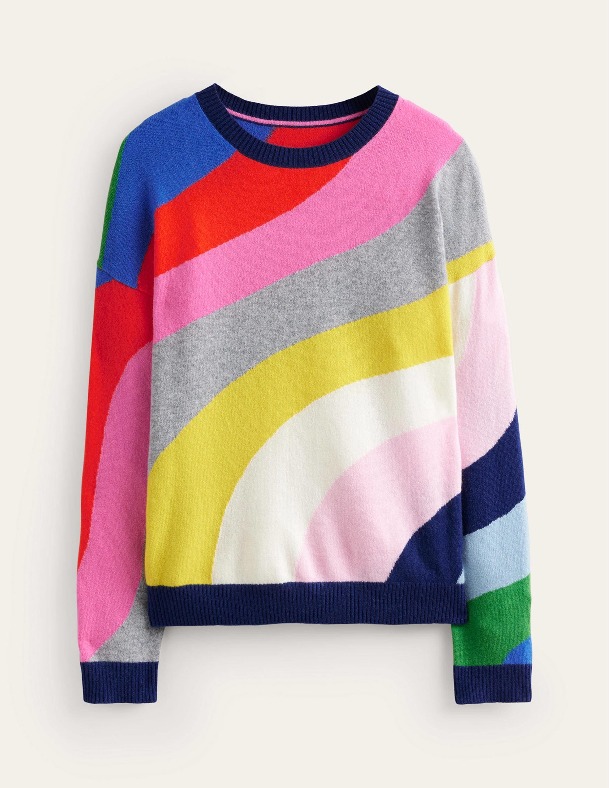 Lydia Kaschmirpullover-Bunt Wirbel - Image 6