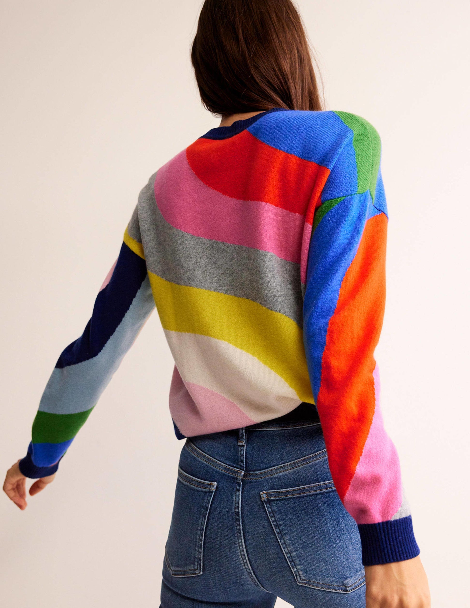 Lydia Kaschmirpullover-Bunt Wirbel-4