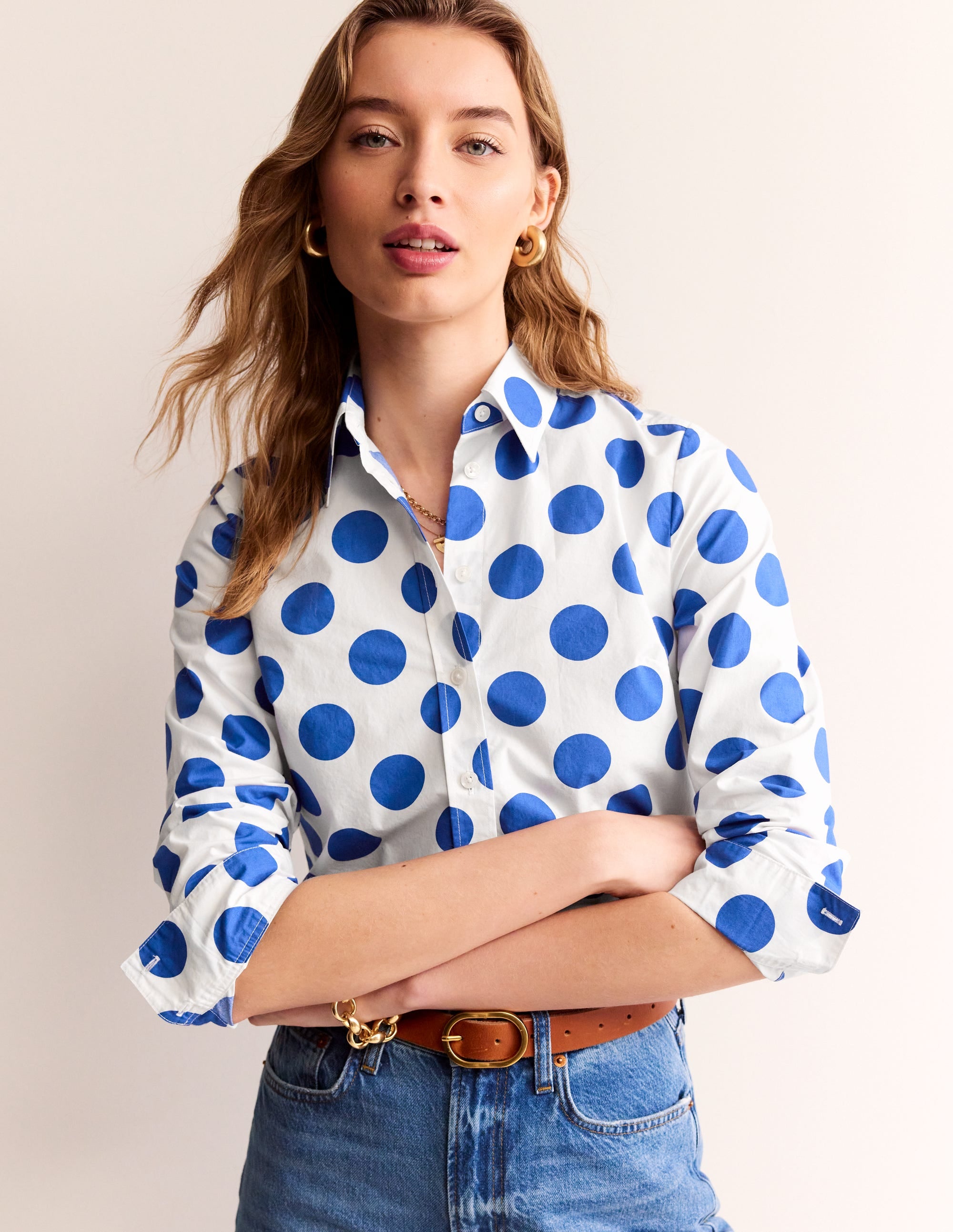 Chemise Sienna en coton-Surf The Web, Punkte - Image 1