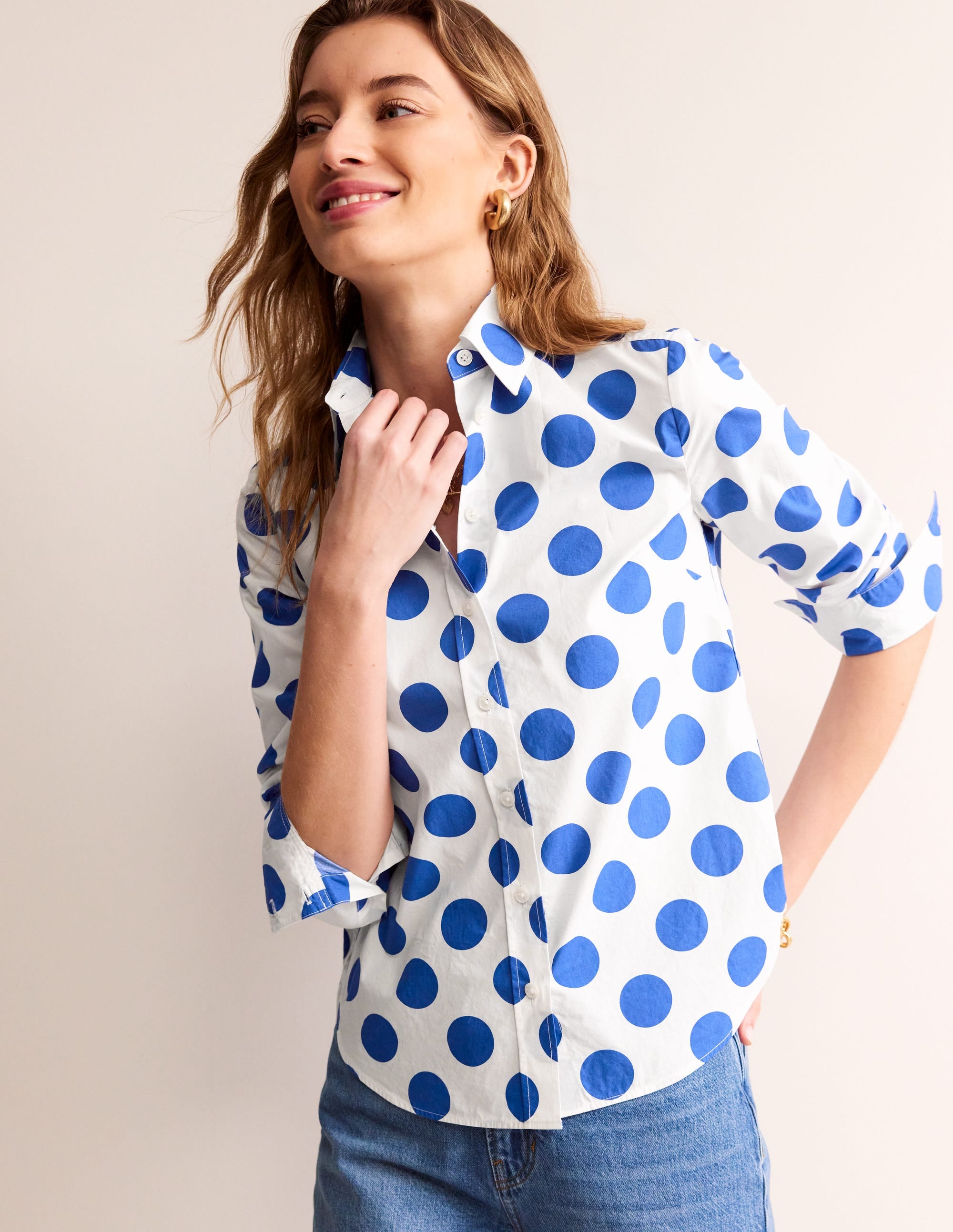 Chemise Sienna en coton-Surf The Web, Punkte - Image 4