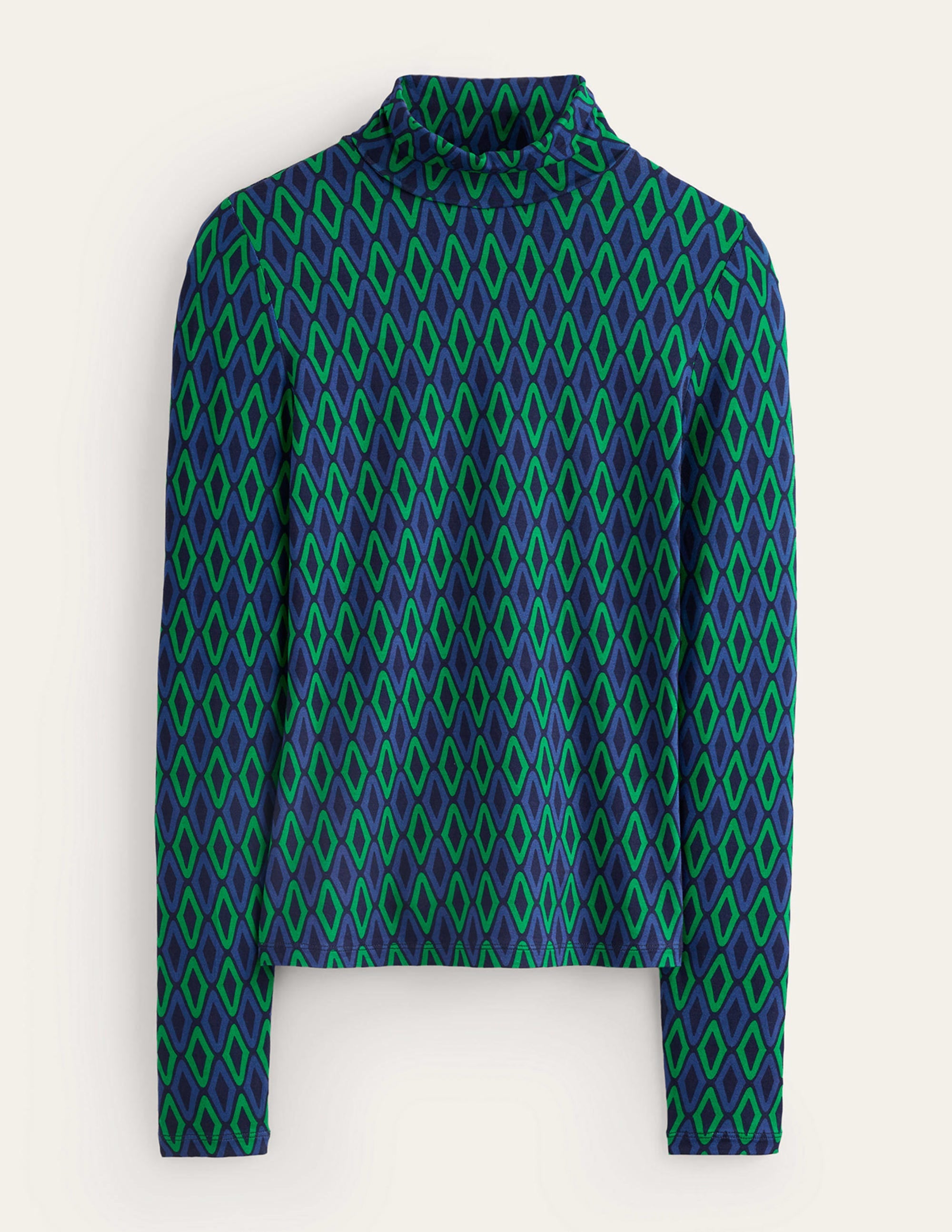 Top Polly en jersey-Atlantique, motif Azure - Image 6