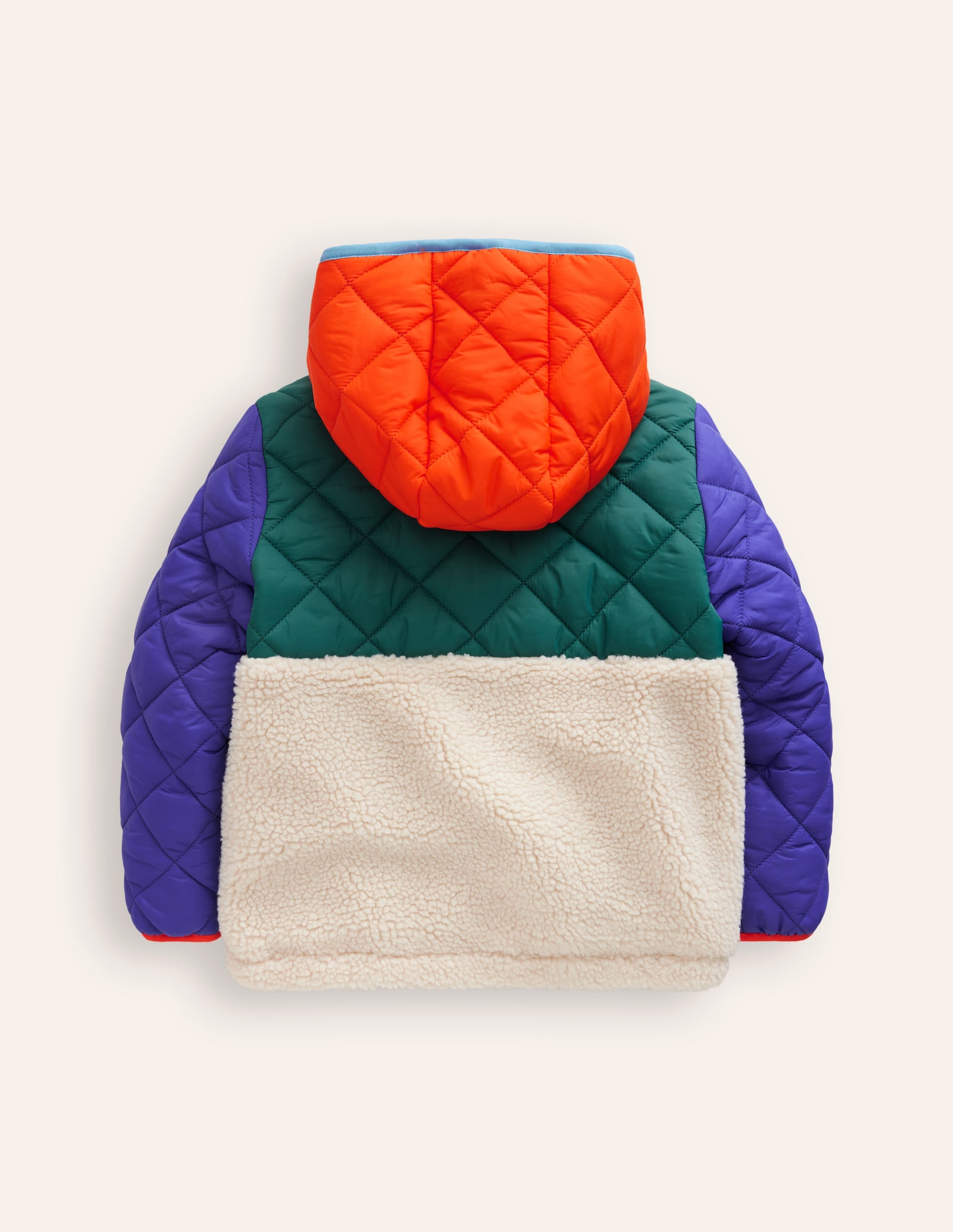 Borg Mix Jacket-Multi - Image 2