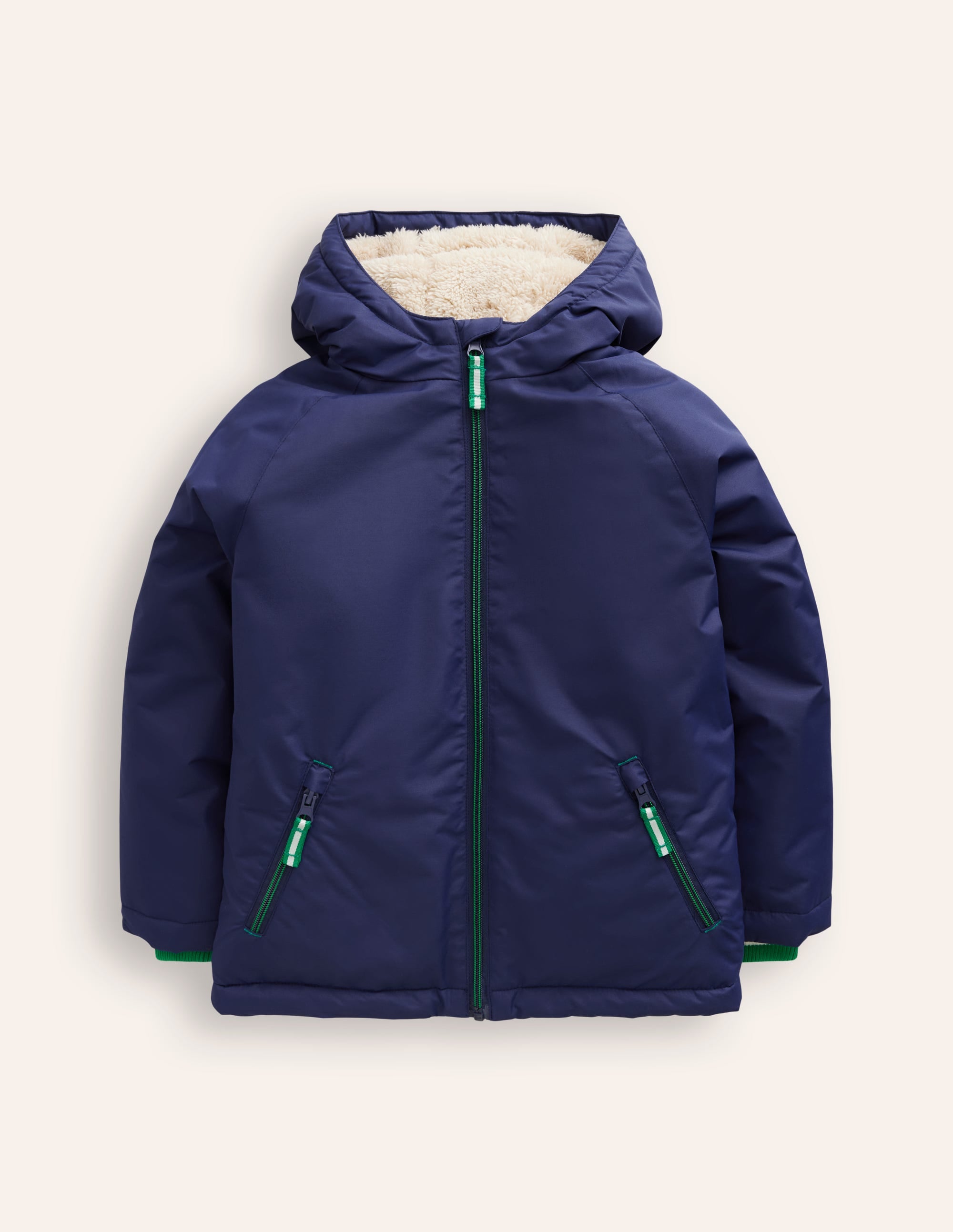 Anorak à doublure sherpa-Anemone - Image 1