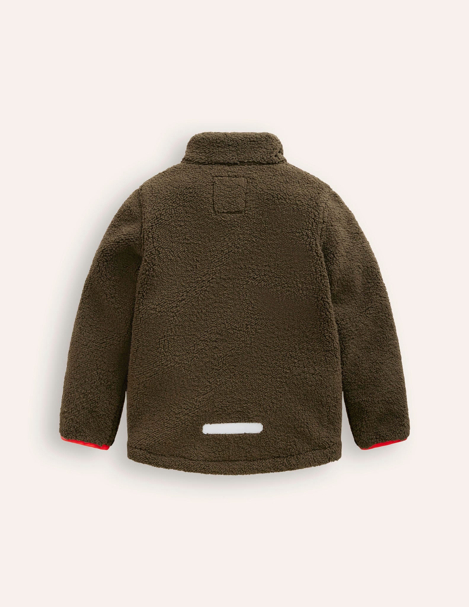 Kuschelige, winddichte Fleecejacke-Blasses Khaki - Image 2