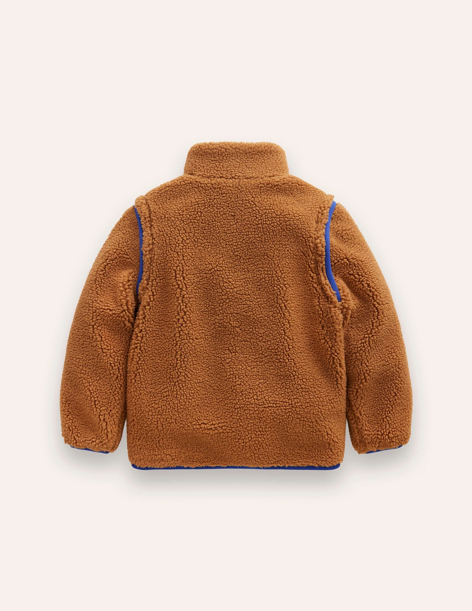 2-in-1  Borg Jacket-Butterscotch Brown Borg - Image 2