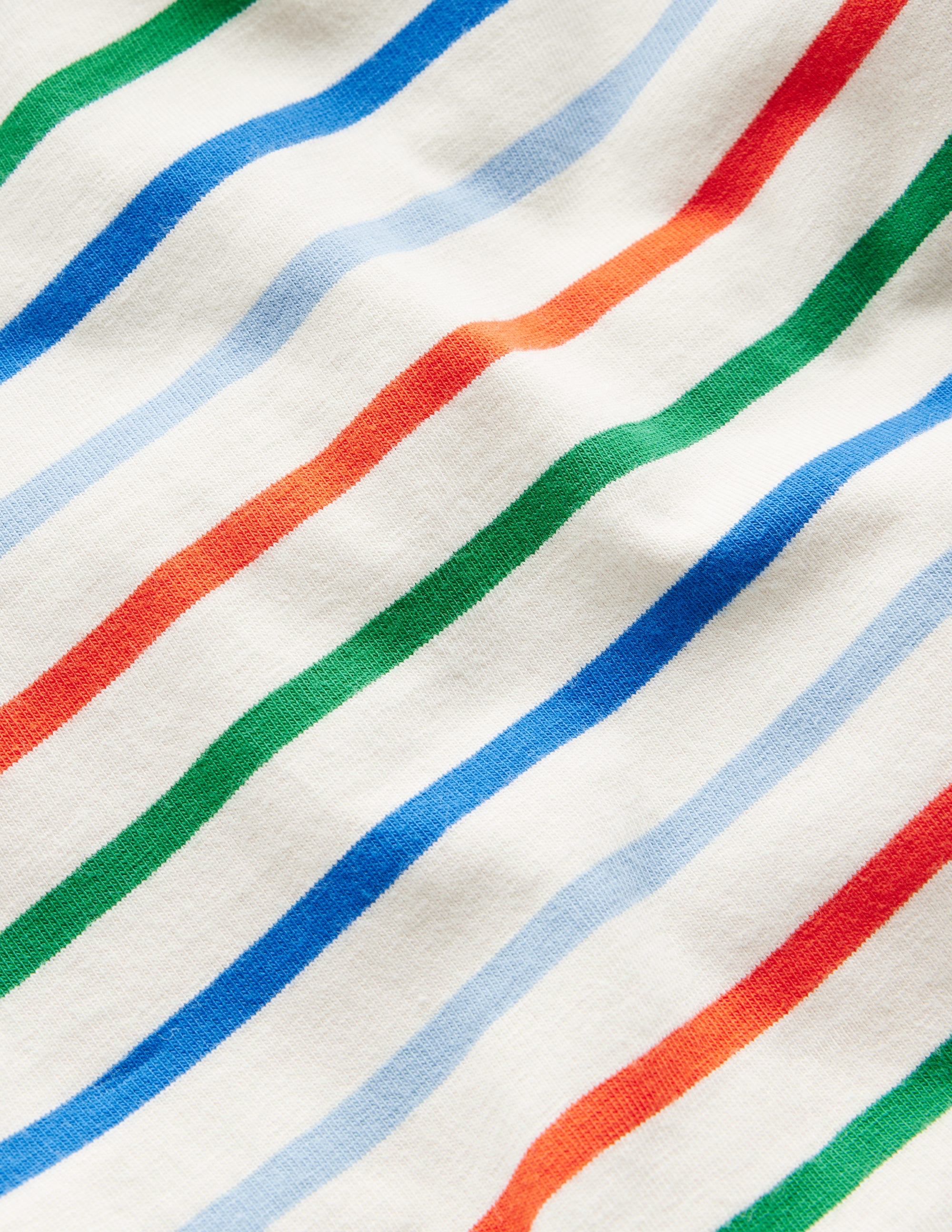 Breton-T-Shirt für den Alltag-Griechisches Blau/Knallrot - Image 3