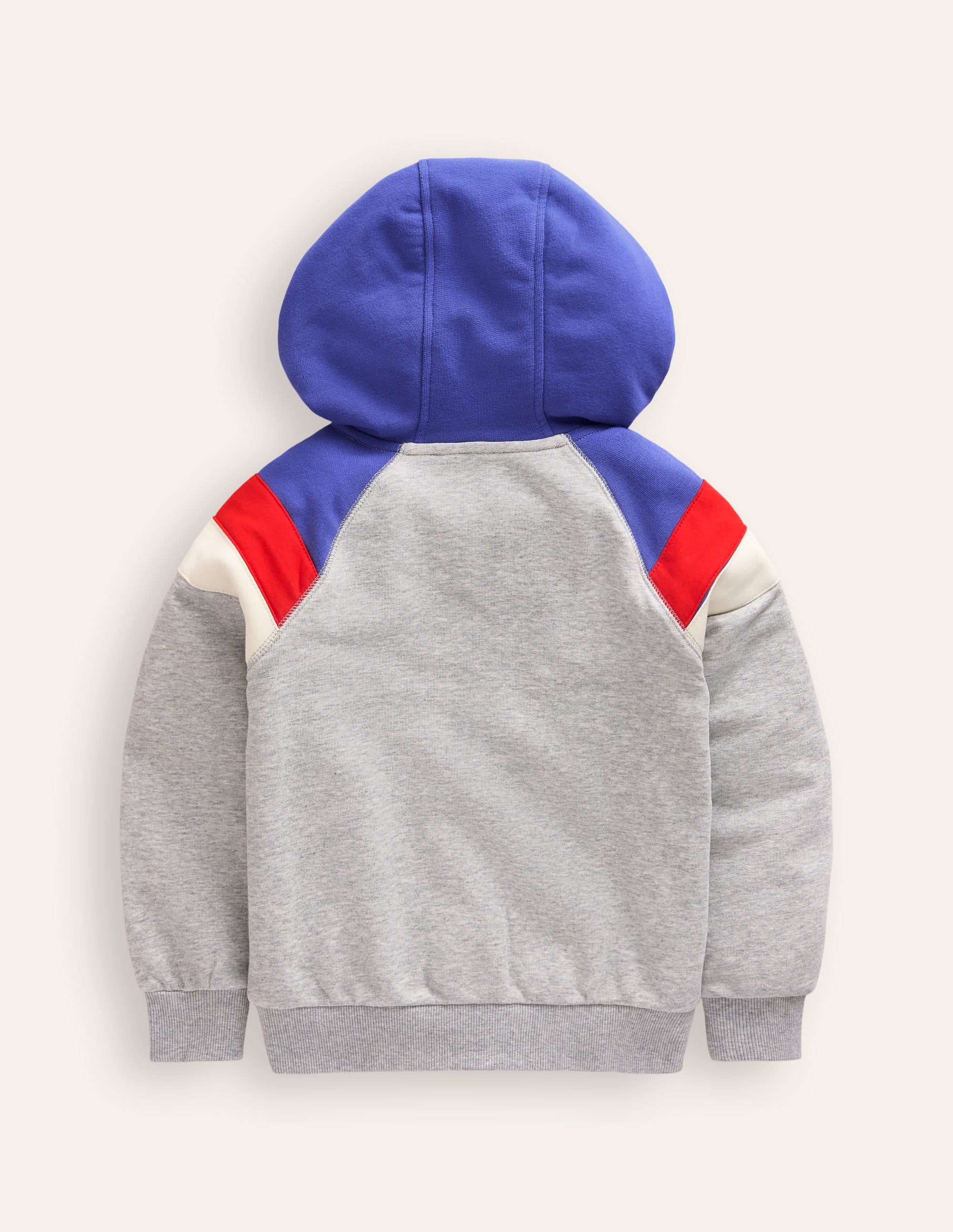 Kapuzenpullover in Blockfarben-Black - Image 2